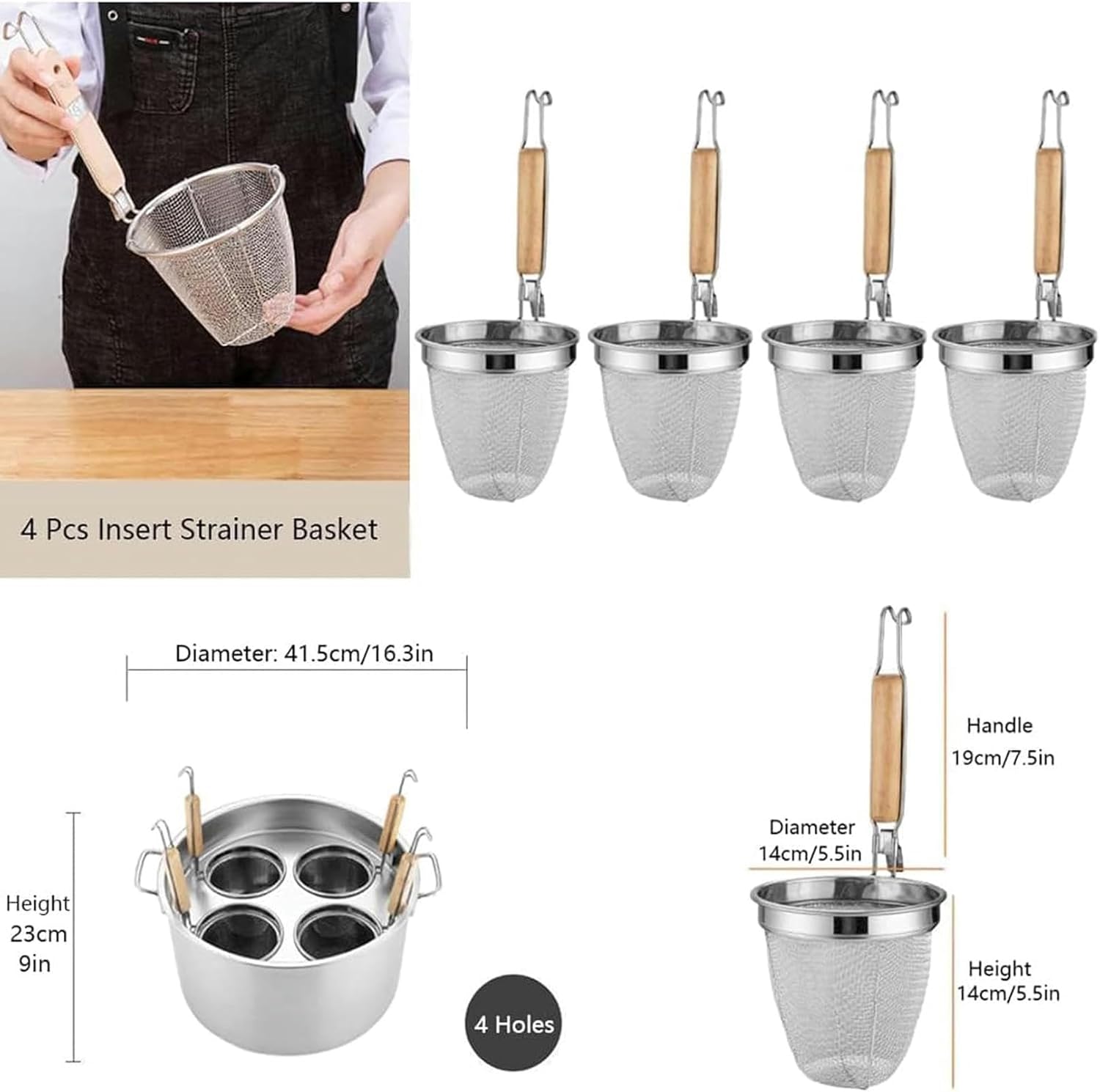 DAOUXIAOSPStainless Steel Stockpot with Multi-SteAM 4 Holes