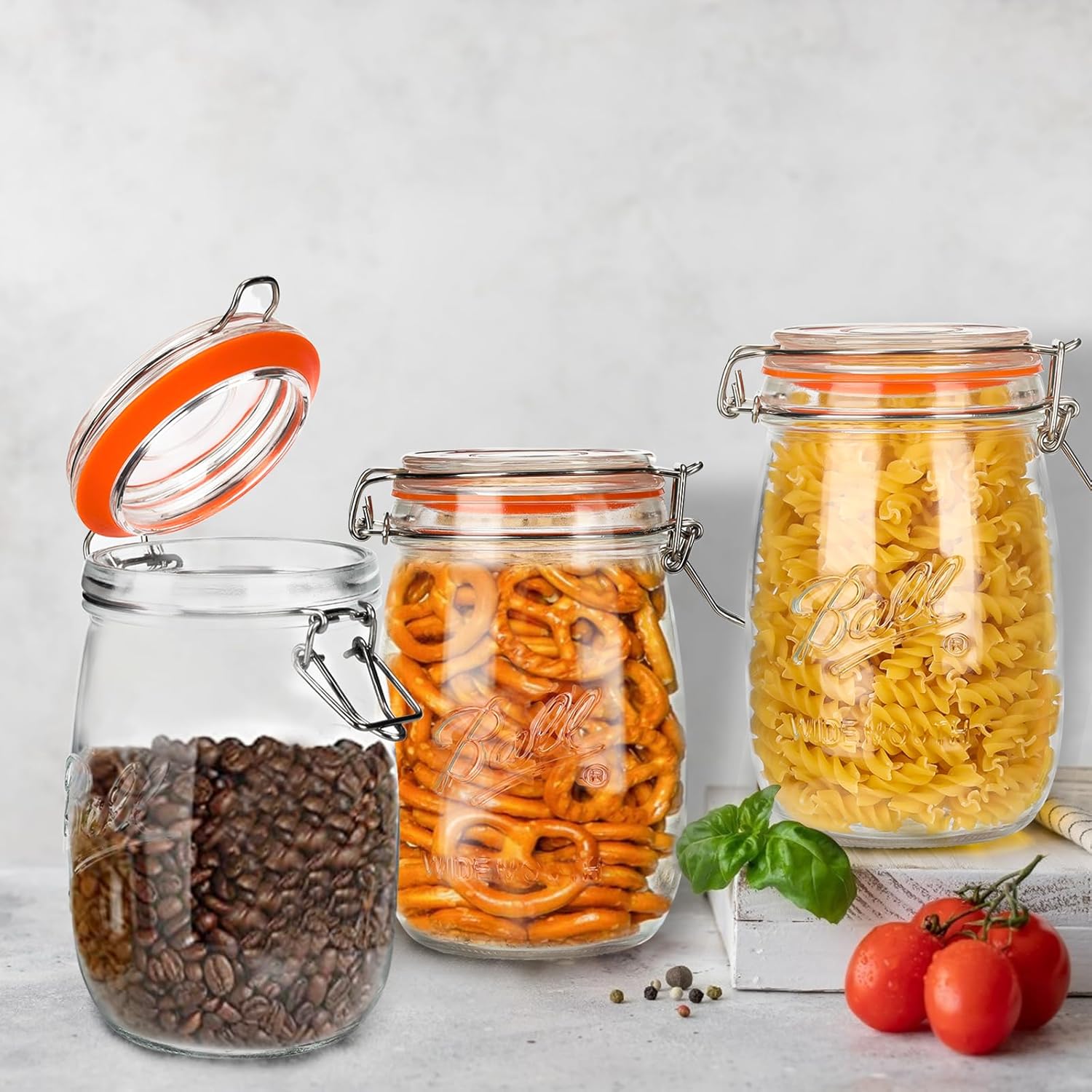 Wide mouth Mason Jars