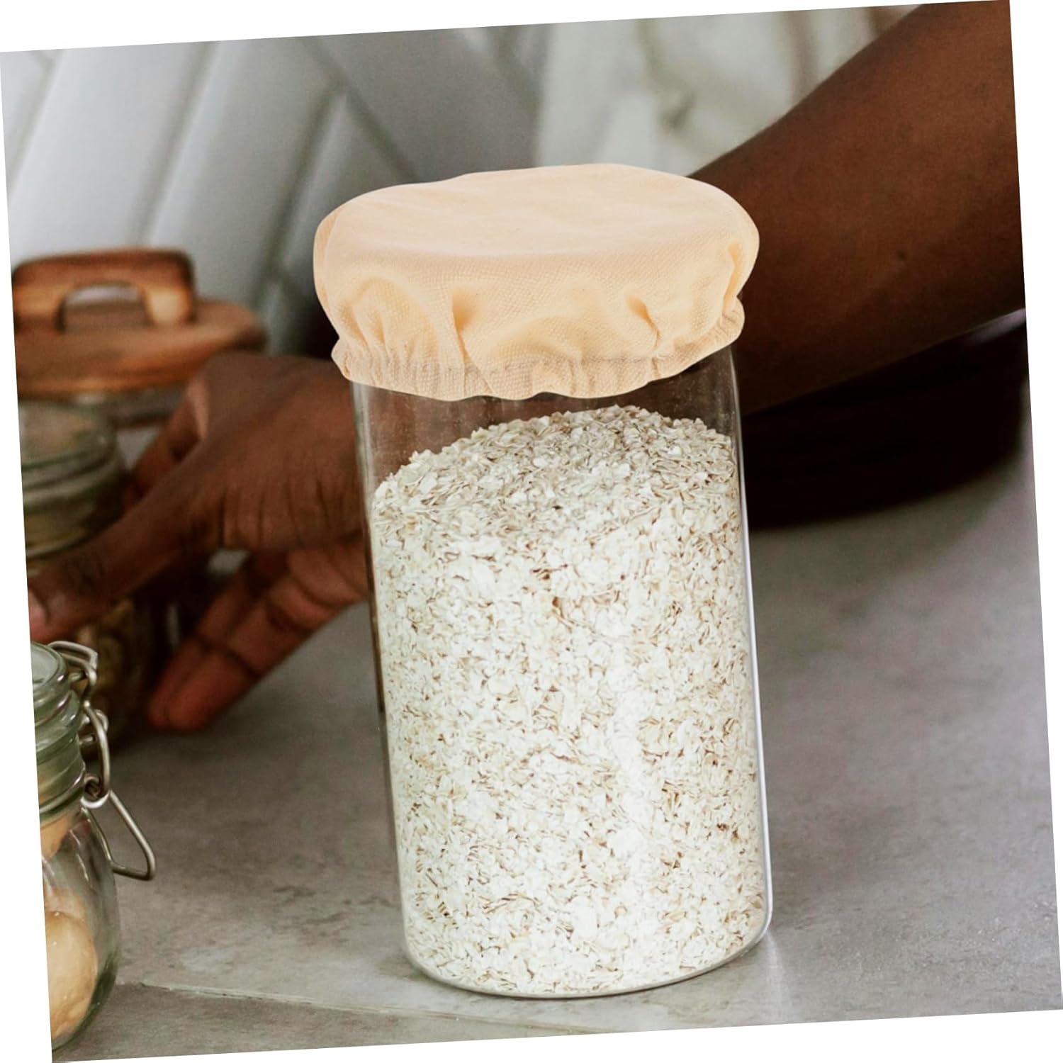 KICH ar Ray 8-Piece Jar Cover Set