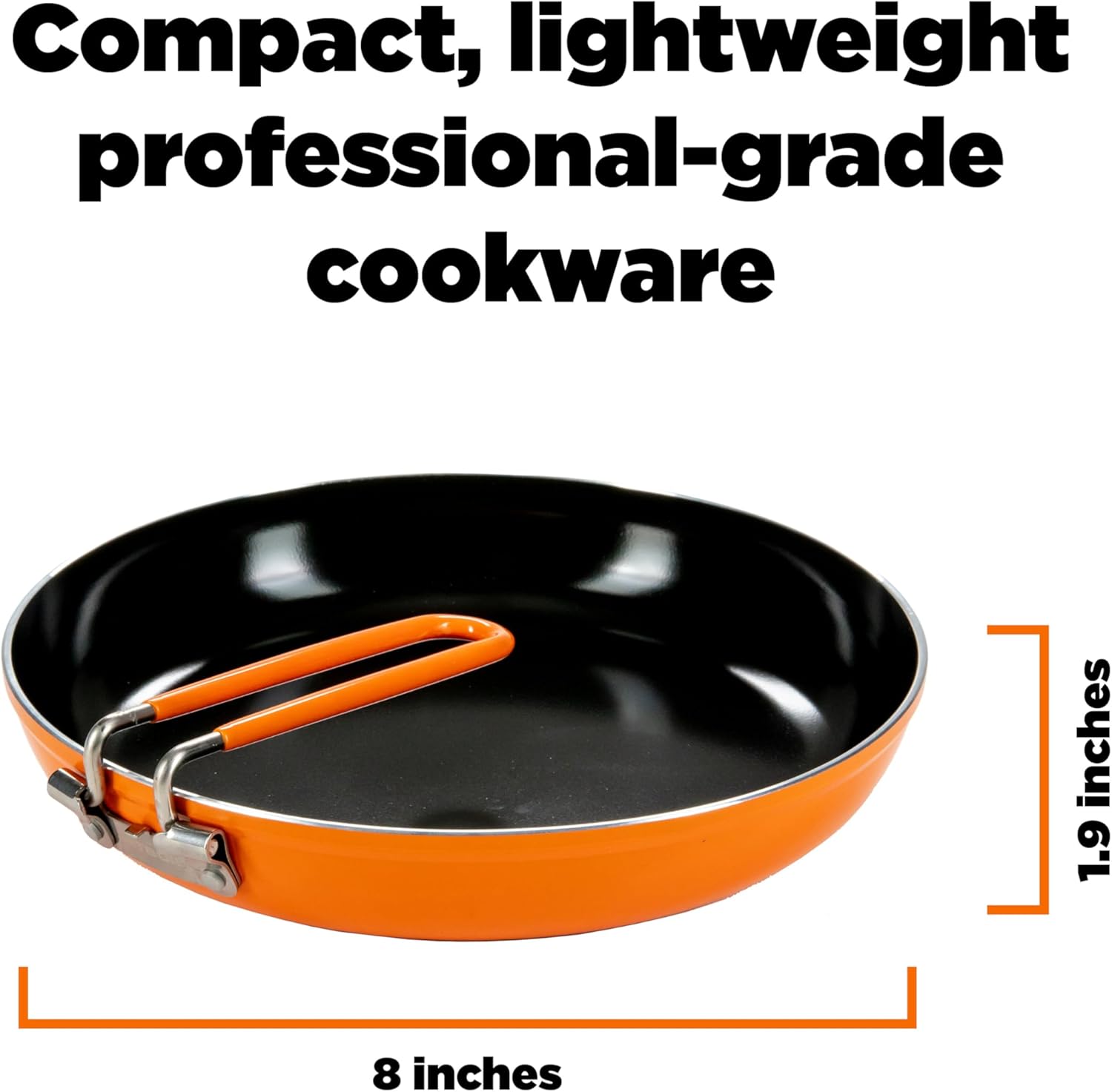 Fast-Breating Non-Stick 8x85x19 in Summit Skillet for Backcountry Cooking