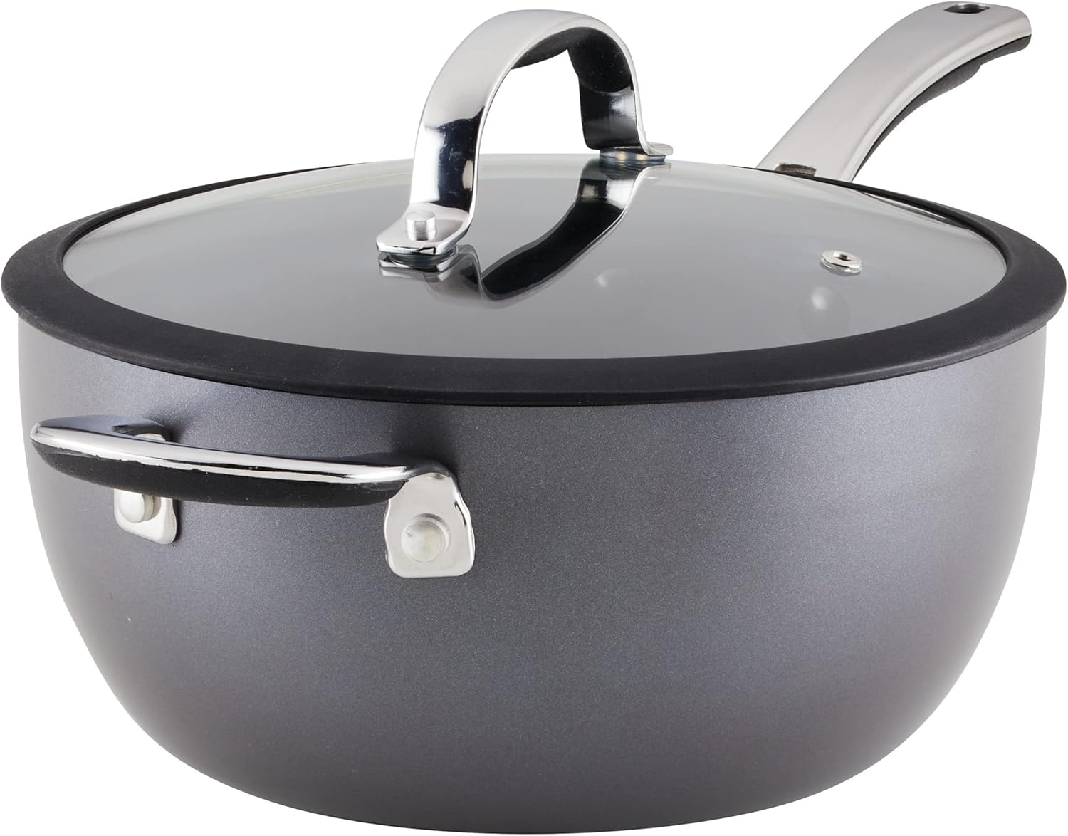 Master Your Cooking with Rachael Ray Hard Anodized Nonstick Saucier Pan