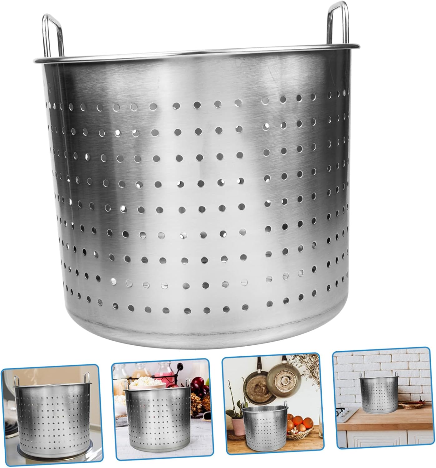 BESTonZON 10-in-1 Stainless Steel Stockpot with Mesh Screen