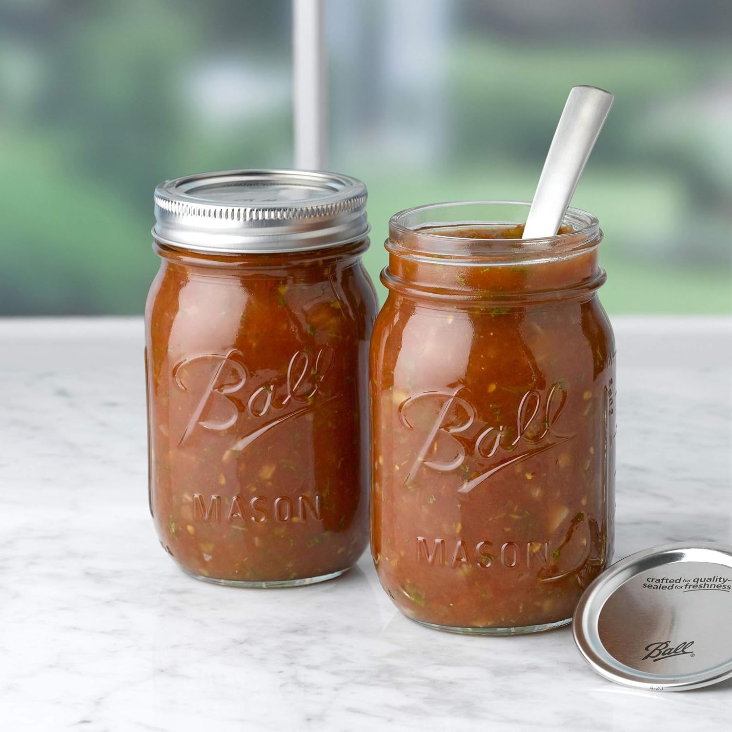 ballistic 16-ounce mason jar set 12-pack