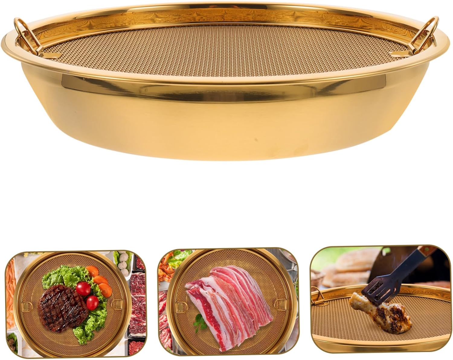 VOSAREA Stainless Steel Snack Tray with Filter