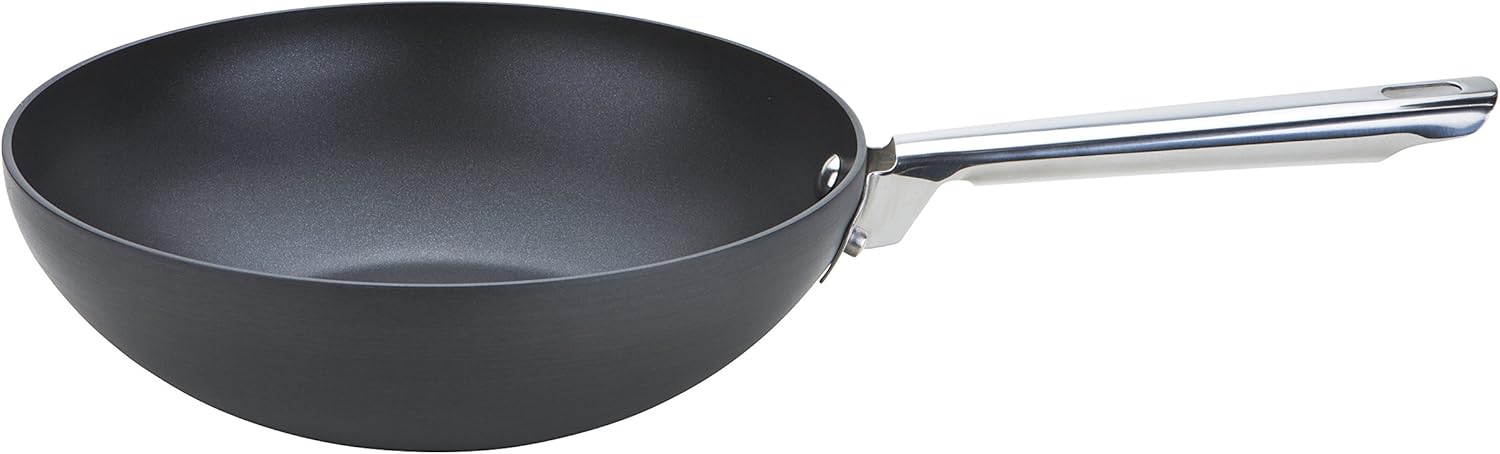 Premium 26cm Anolon Hard Anodised Stir Fry Pan with Ecommerce Features -Lifetime Guarantee