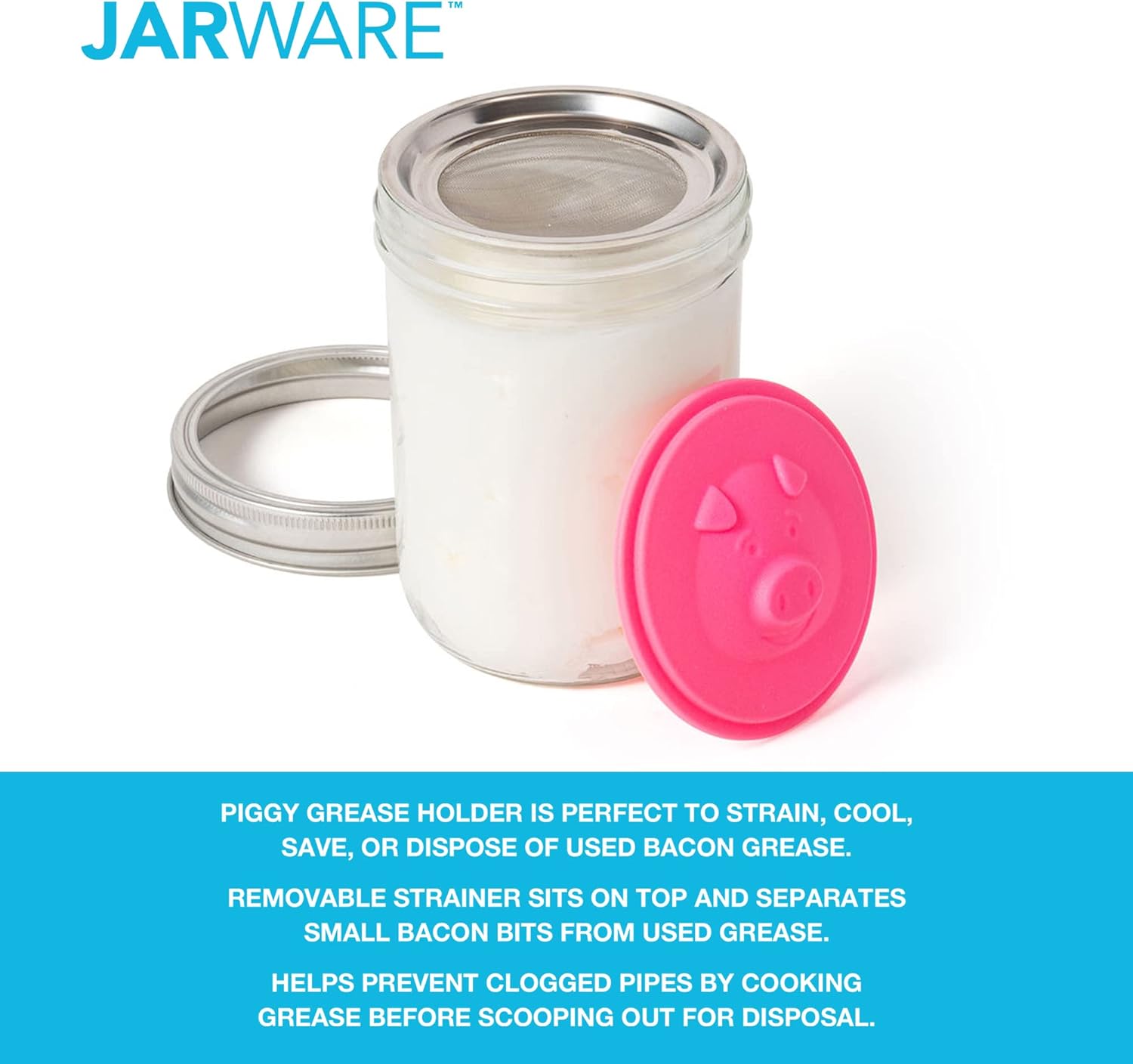 Solve Kitchen Grease Problems with Jarware Lid