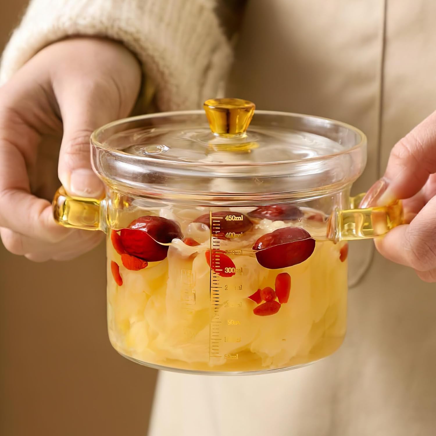 Premium Glass Stovetop Pot