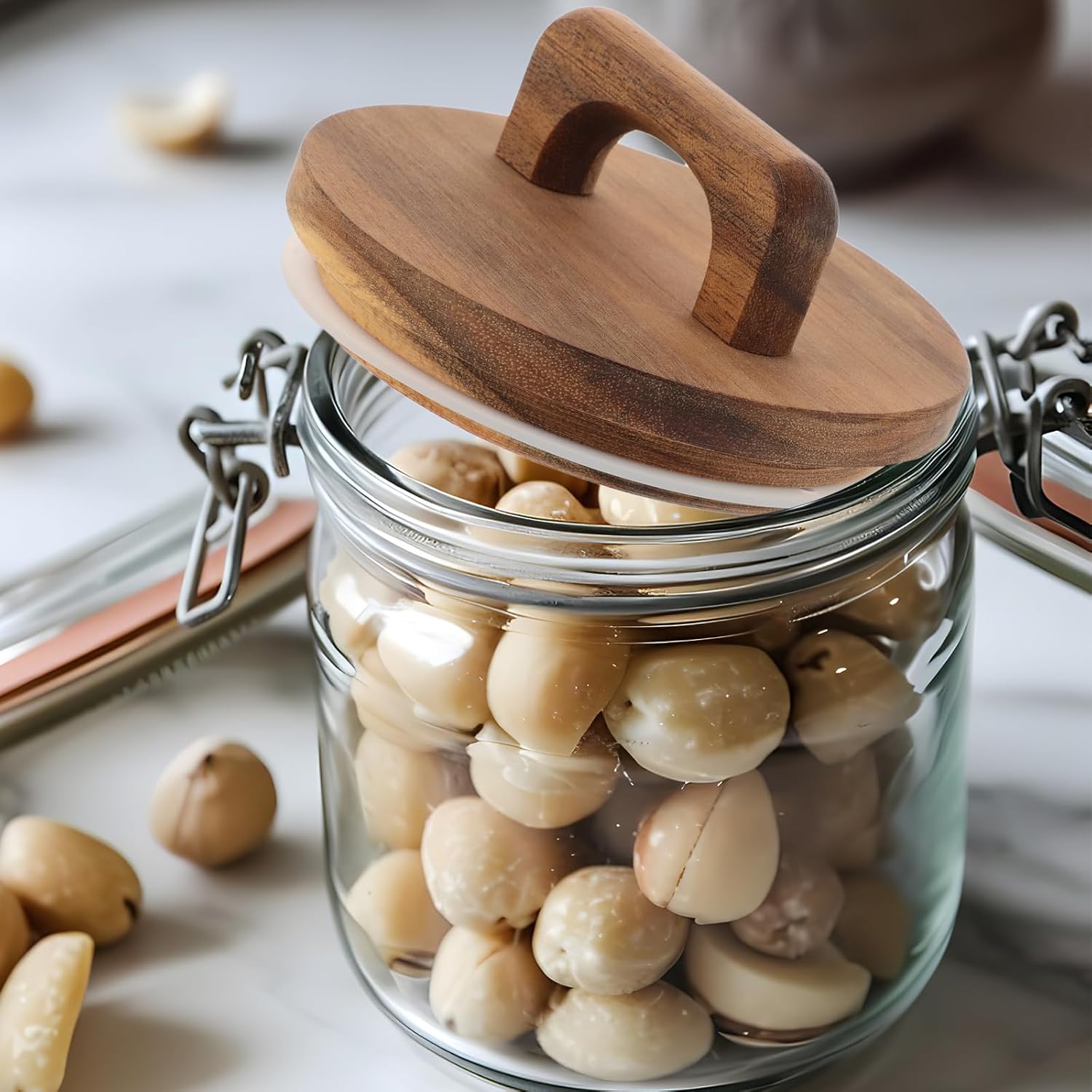 Wooden Canning Lid Aesthetic Durable Storage Solution