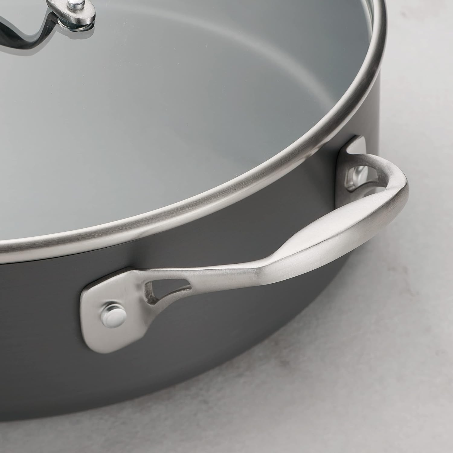 Tramontina 55 qt Covered Deep Saut Pan