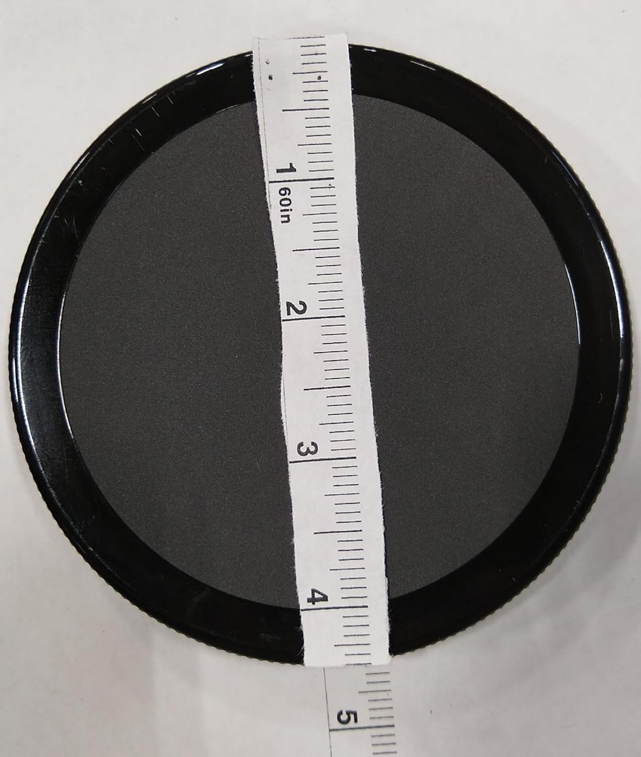 Kitchentoolz 110mm Black Plastic Lid Continuous Thread