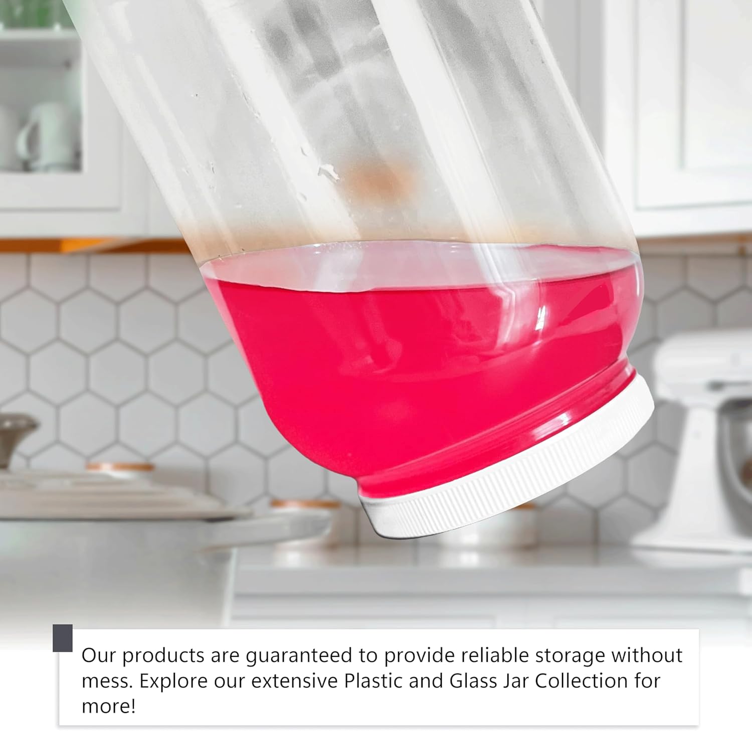 128-Ounce Jar Leak-Proof Lid BPA-Free
