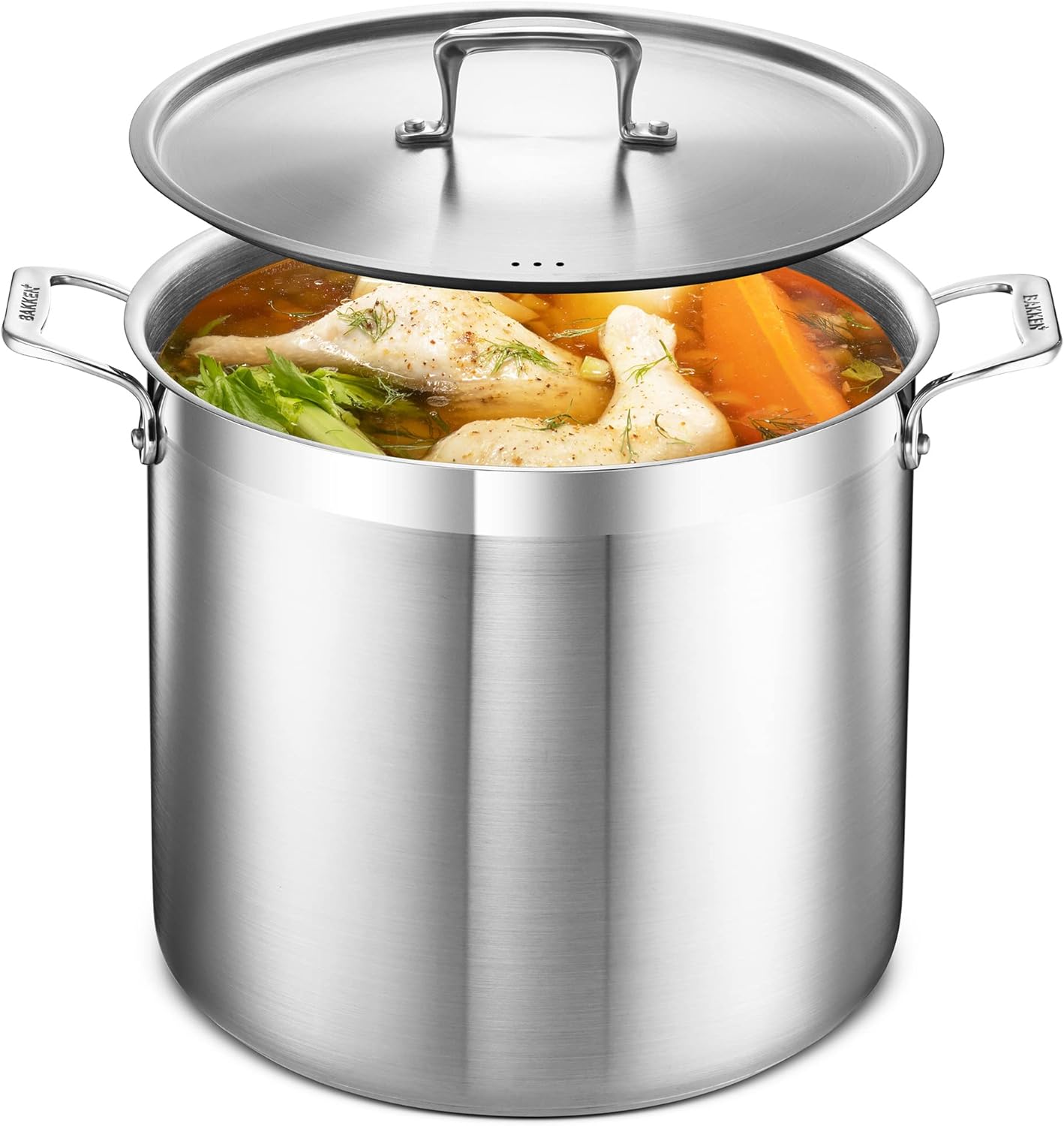 20 Quart Stockpot with Lids Handles