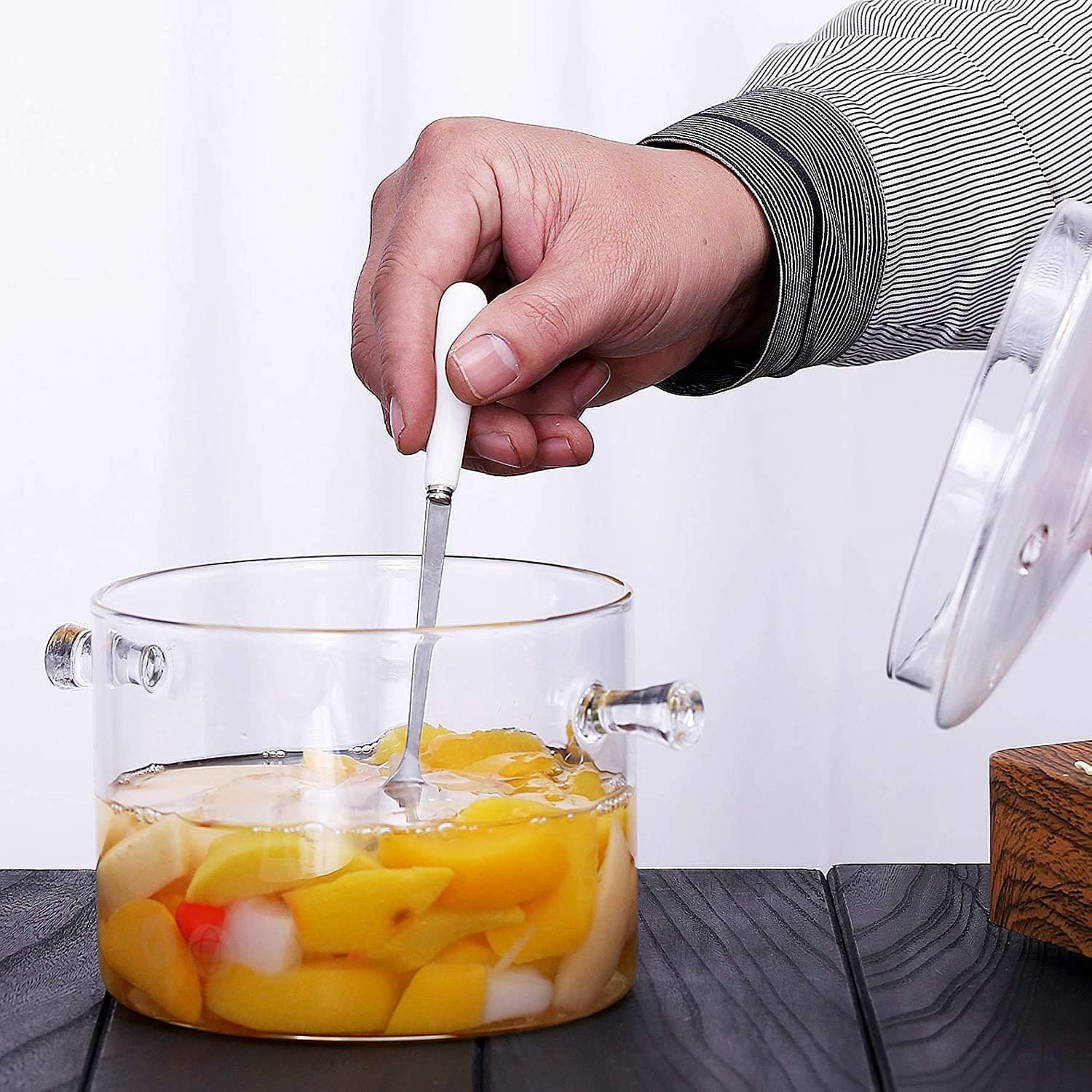 Miecux 15L Glass Saucepan Set - Heat-Resistant Borosilicate 1