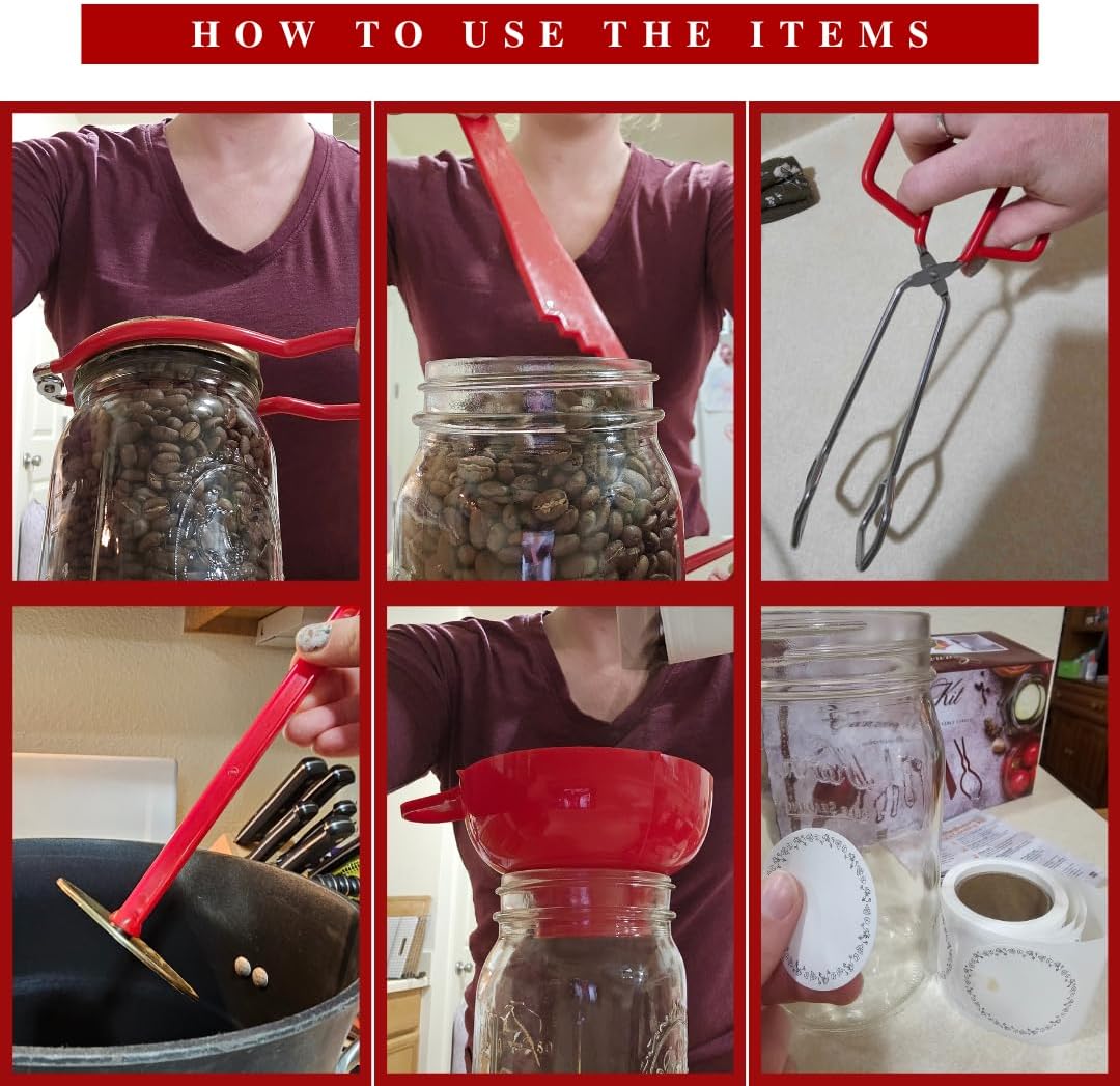 Hill Hjem 9-in-1 Canning Supplies Starter Kit