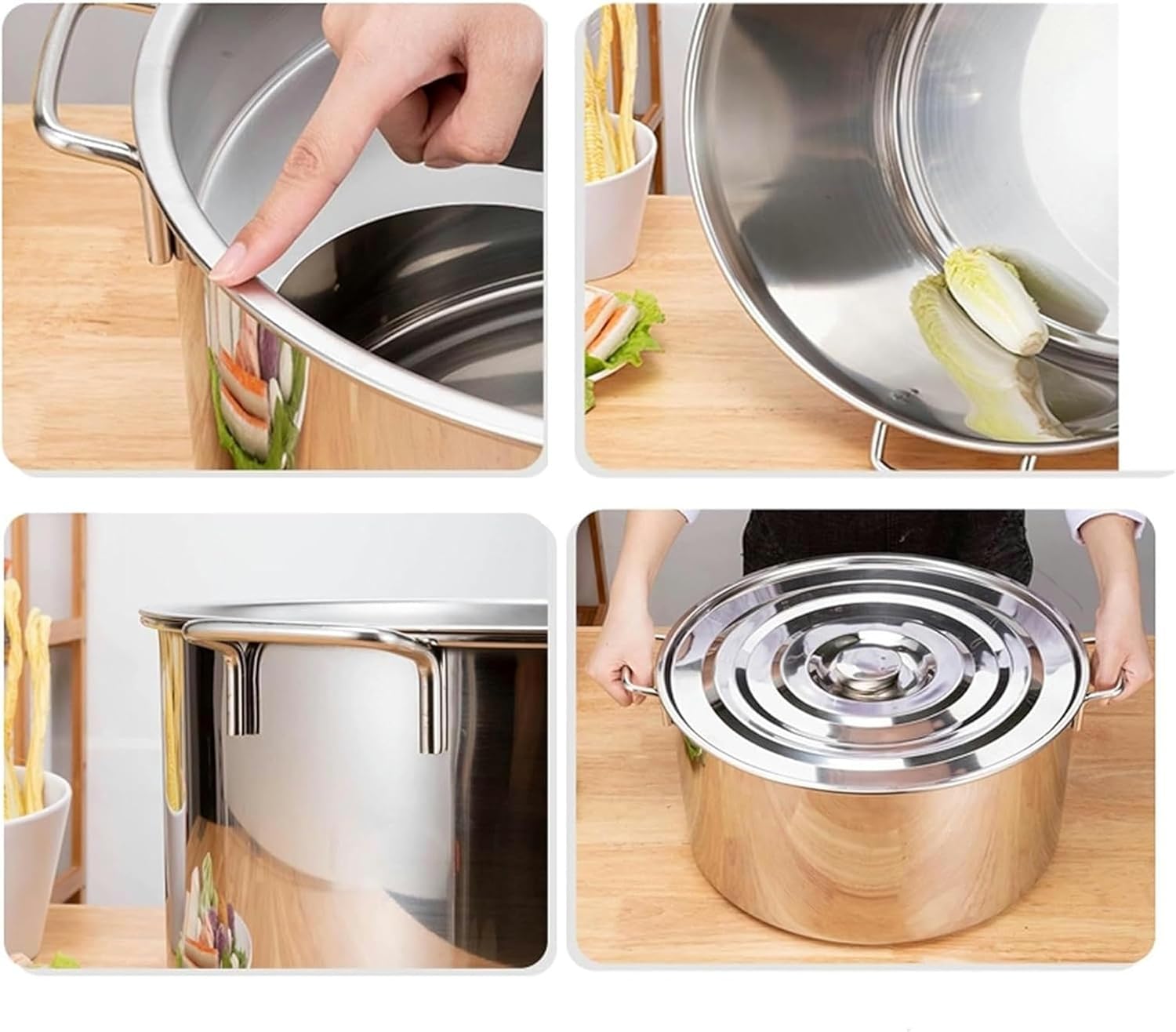 Stainless Steel Stockpot with 345 Holes for Cooking