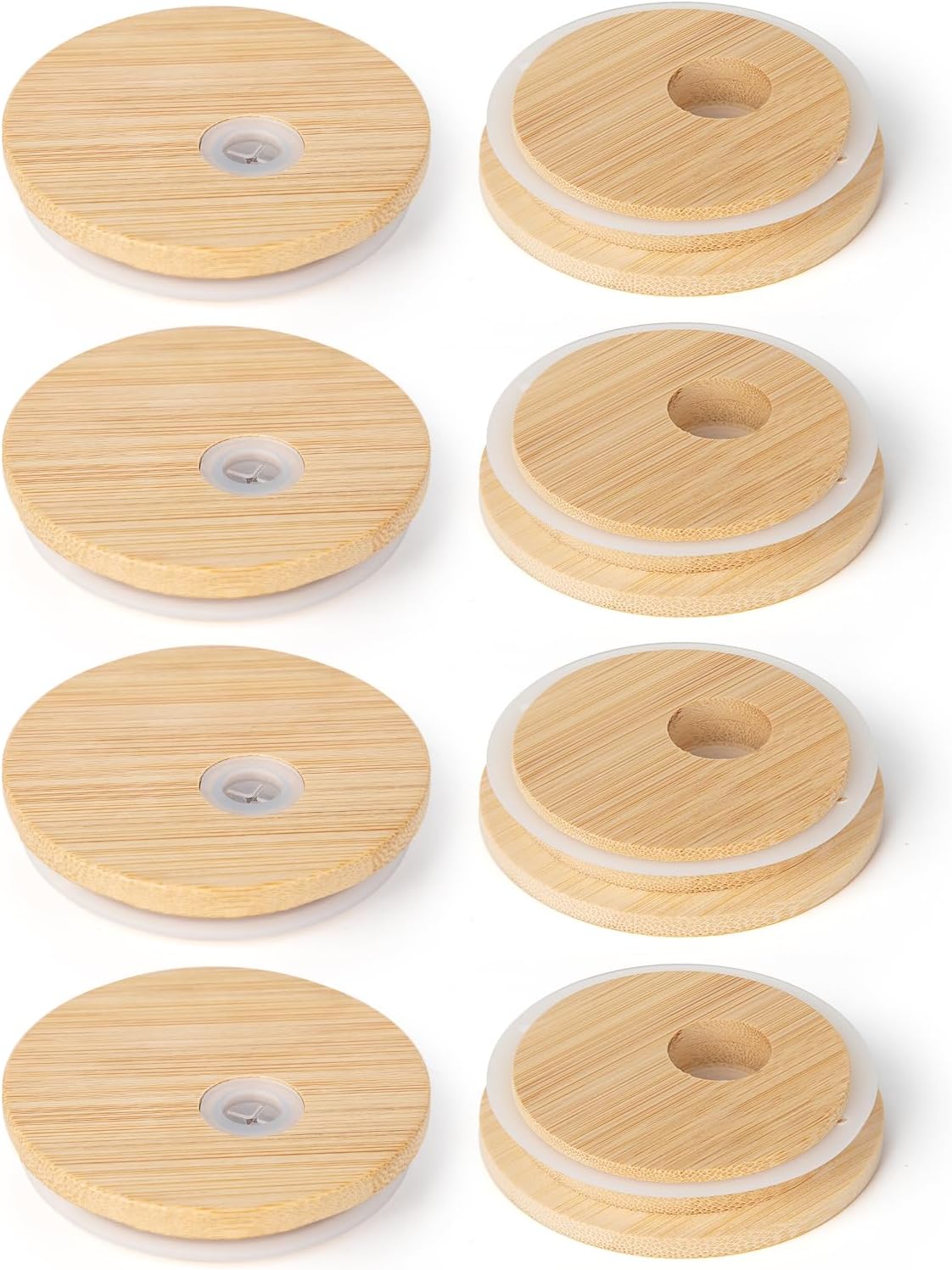 Perfect Bamboo Lids for School Lunches and Parties