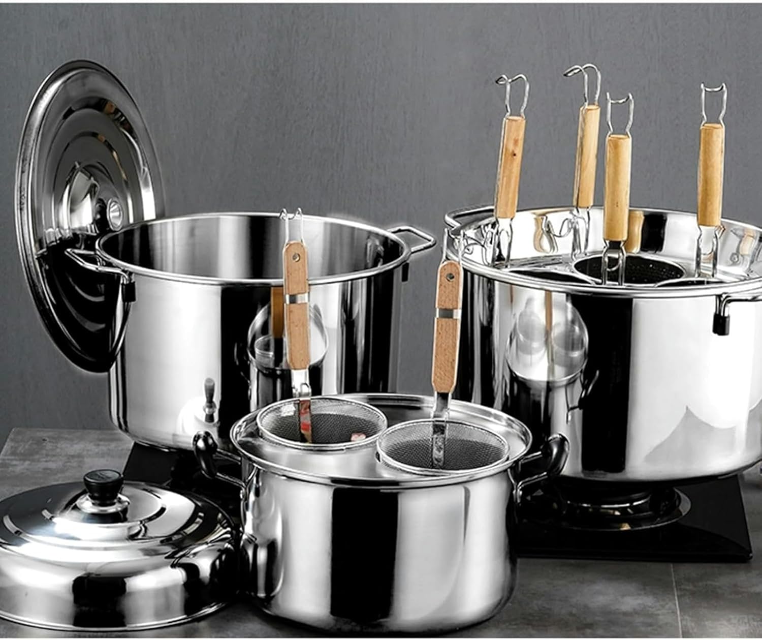 Stainless Steel Stockpot with 345 Holes for Cooking