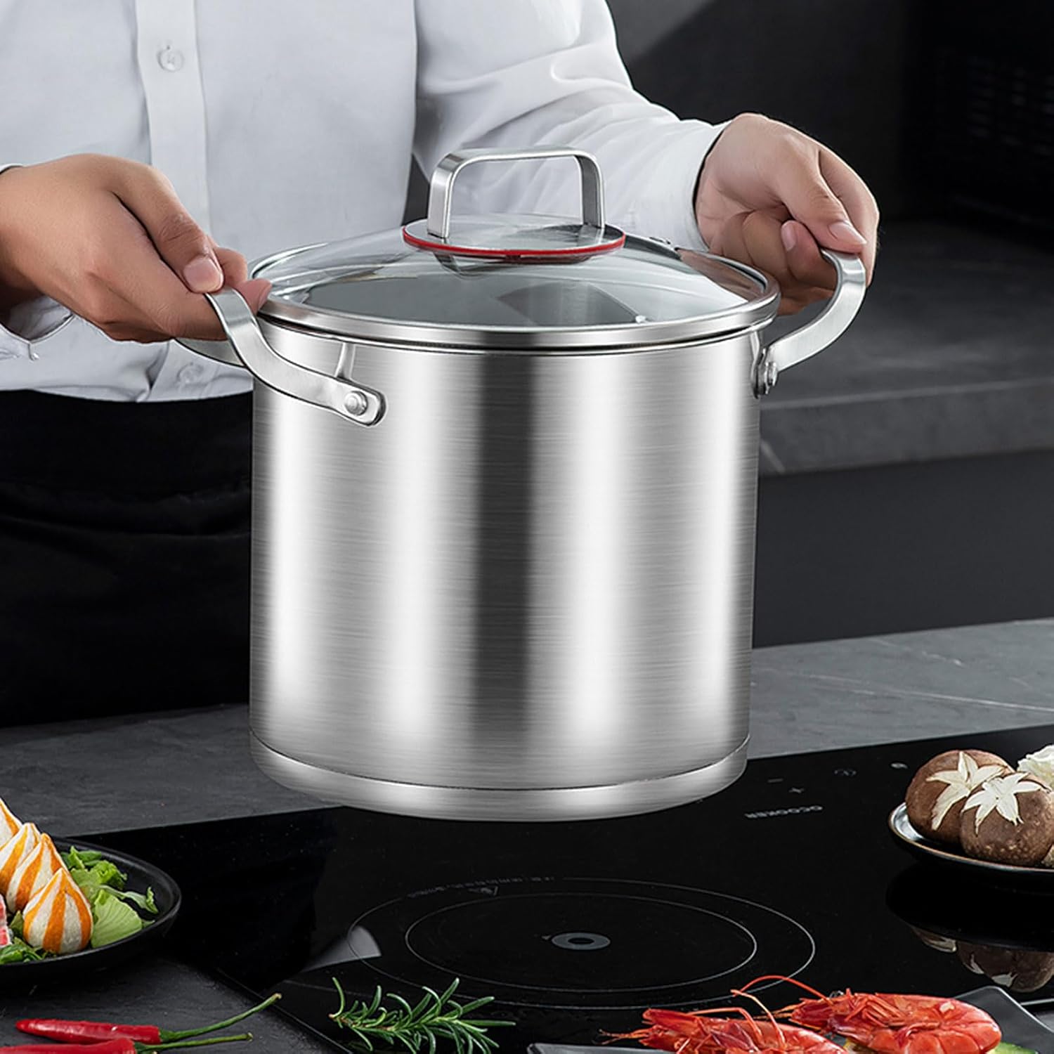 High-Quality Stainless Steel Stock Pot Durable Versatile