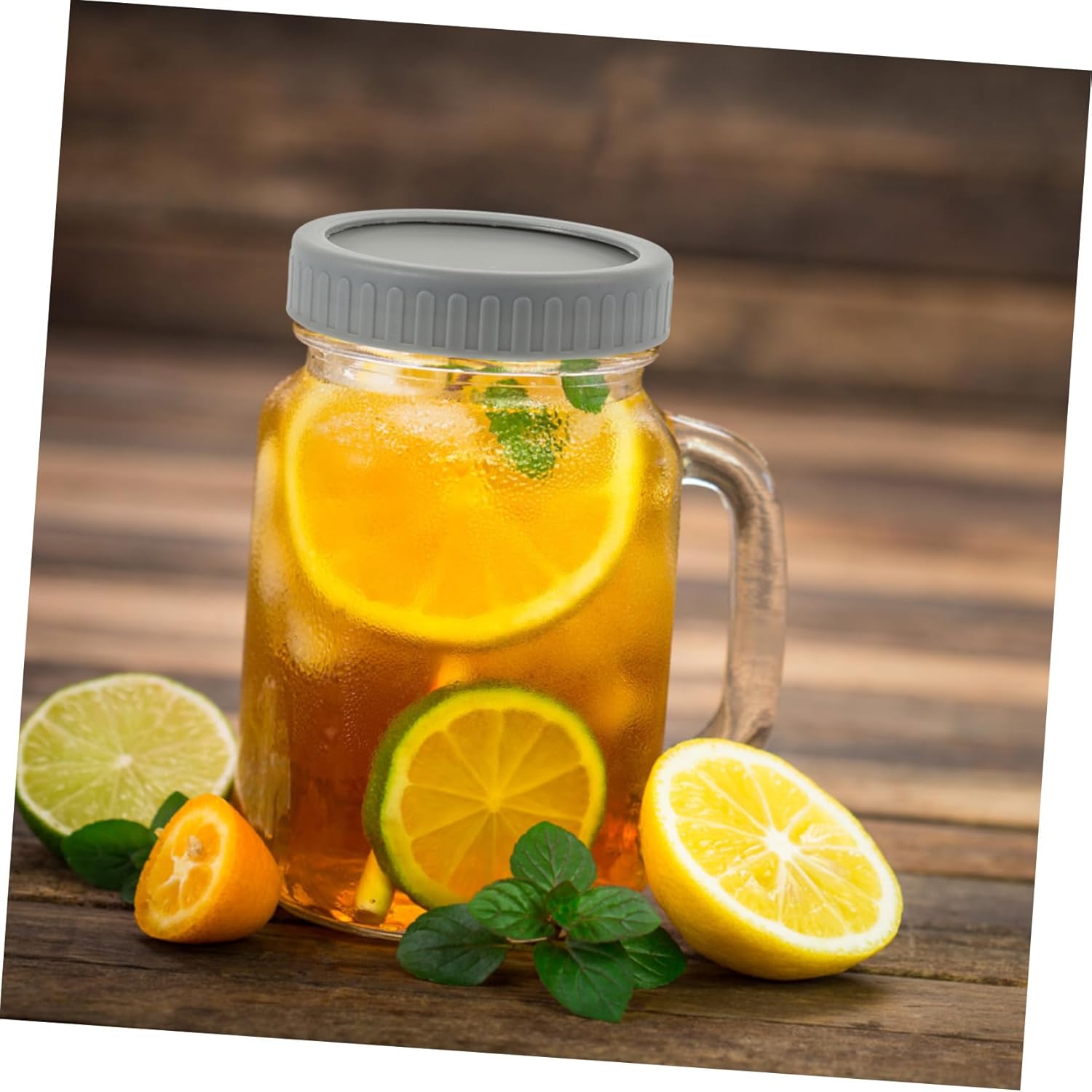 Mason Jar Lids Reusable Anti-Leakage Mason Jar Lids Wide Mouth