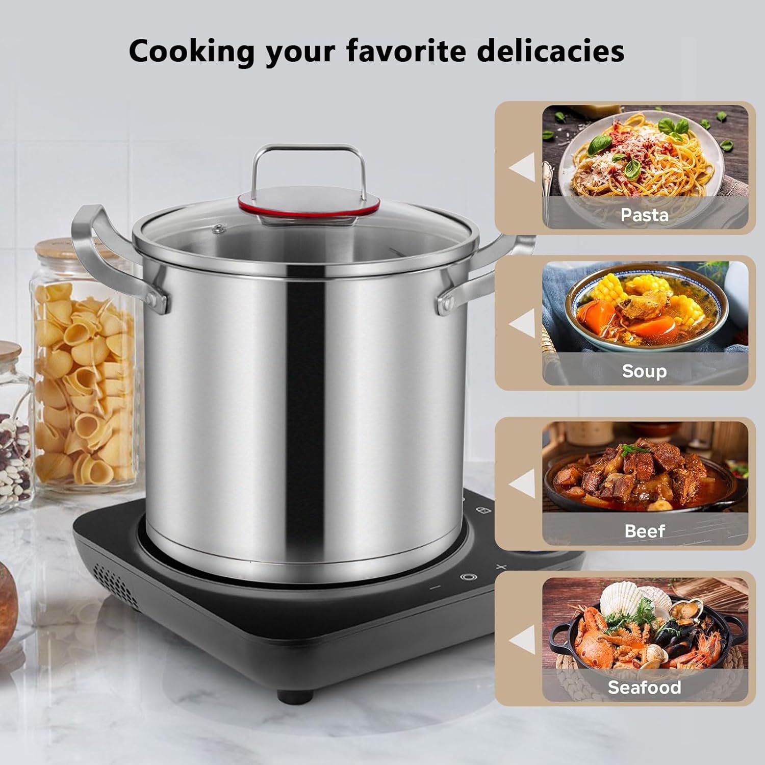 High-Quality Stainless Steel Stock Pot Durable Versatile