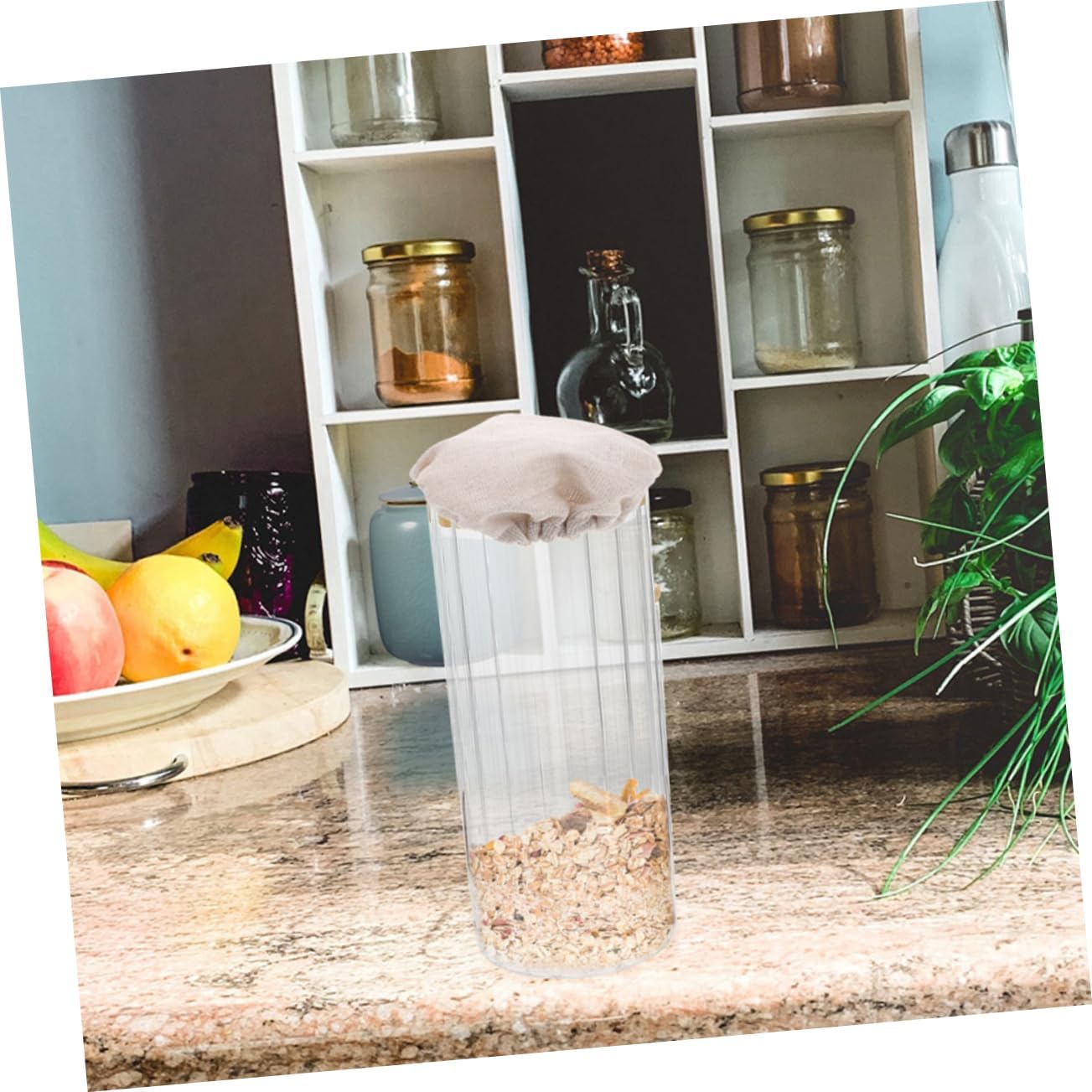 MOLUCKFU Sourdough Jar Cover Set 3-Piece