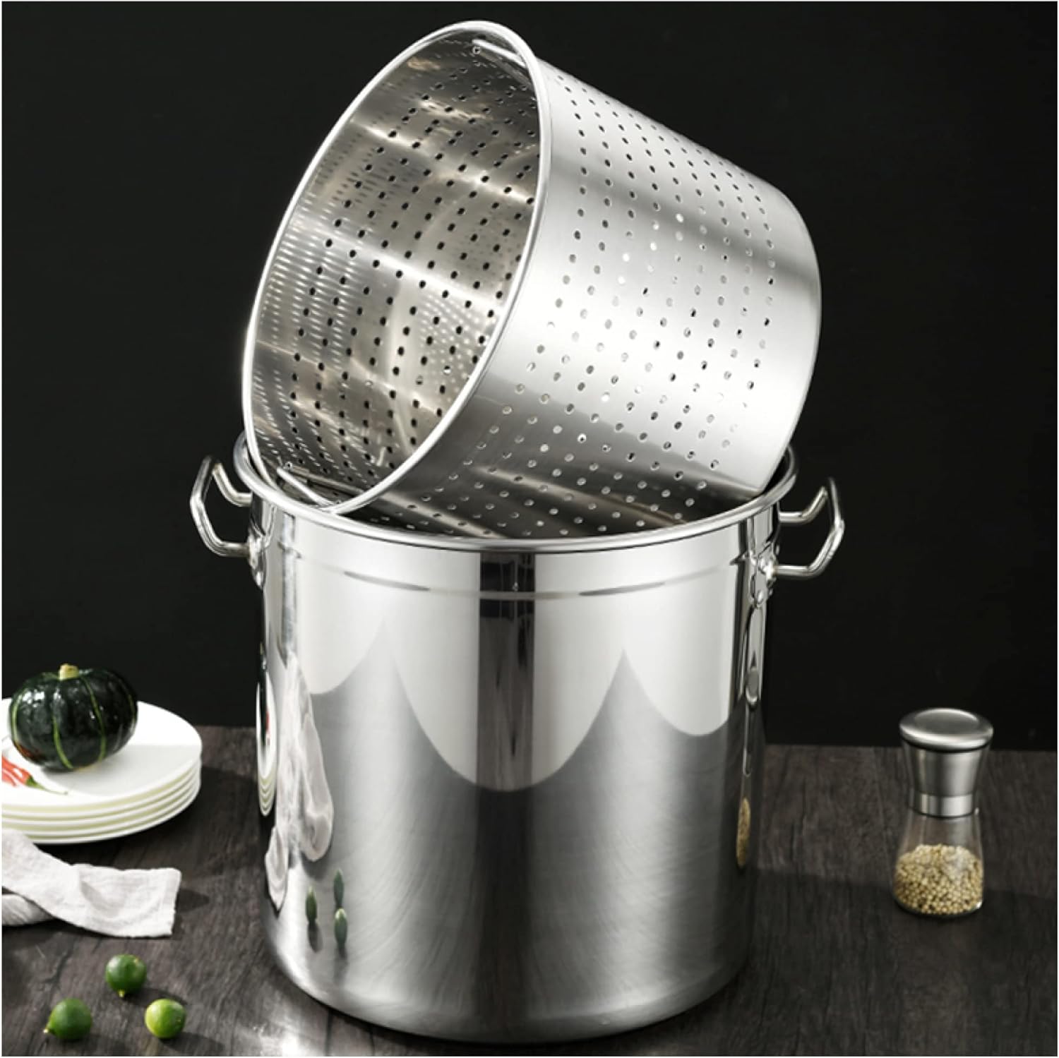 Stainless Steel Stockpot with Innovative multi-functional design for ARGE
