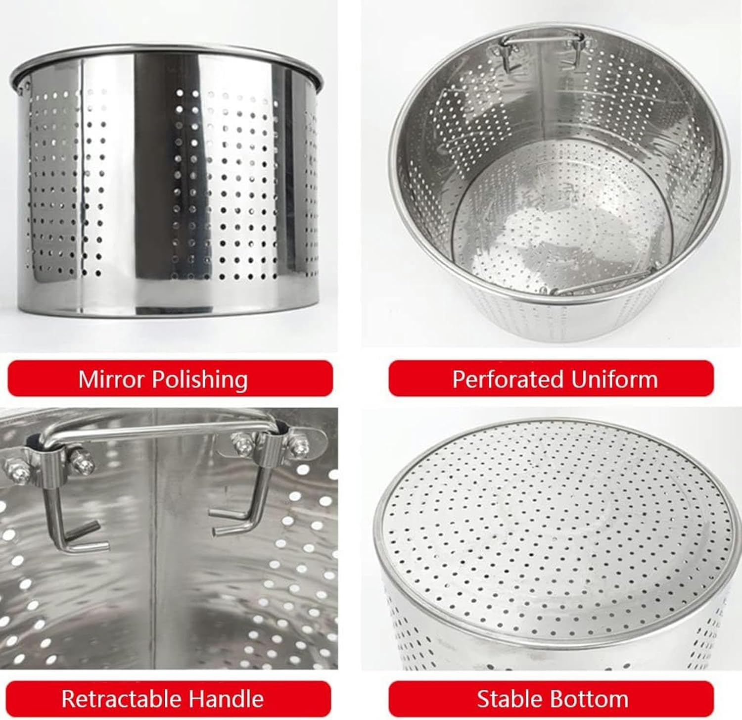 Stainless Steel Stock Pot Basket