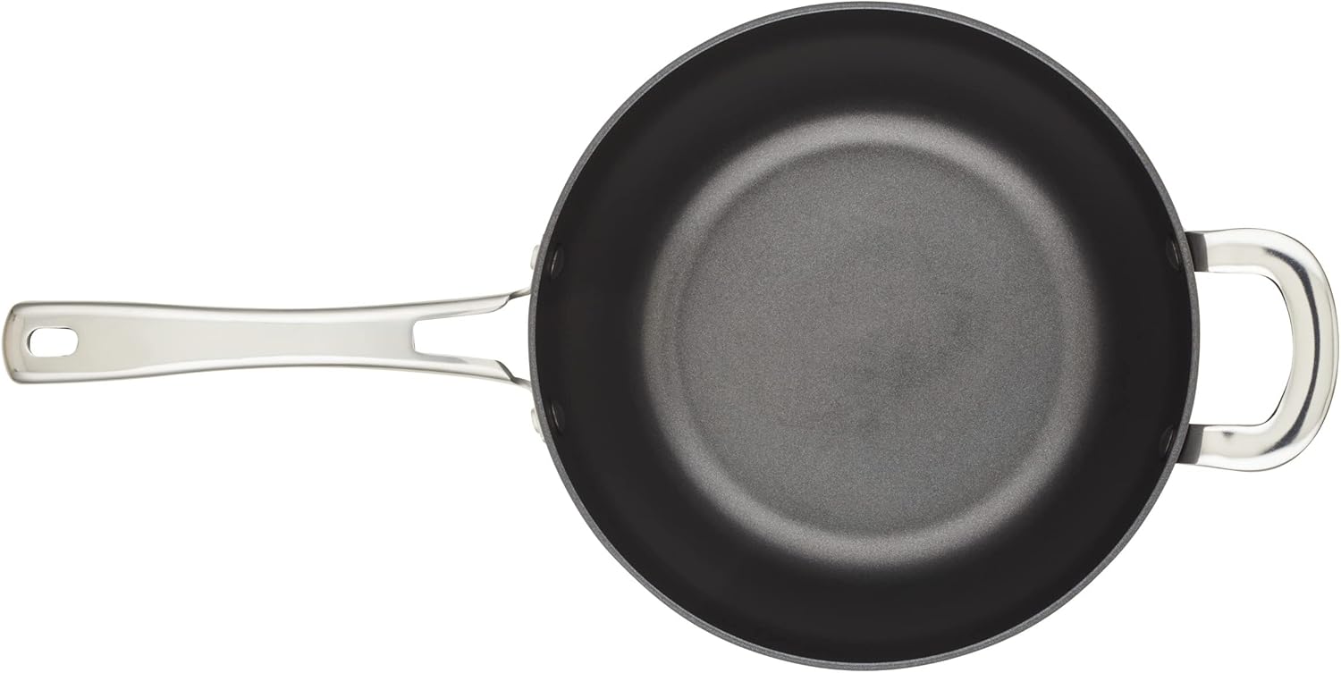 Master Your Cooking with Rachael Ray Hard Anodized Nonstick Saucier Pan