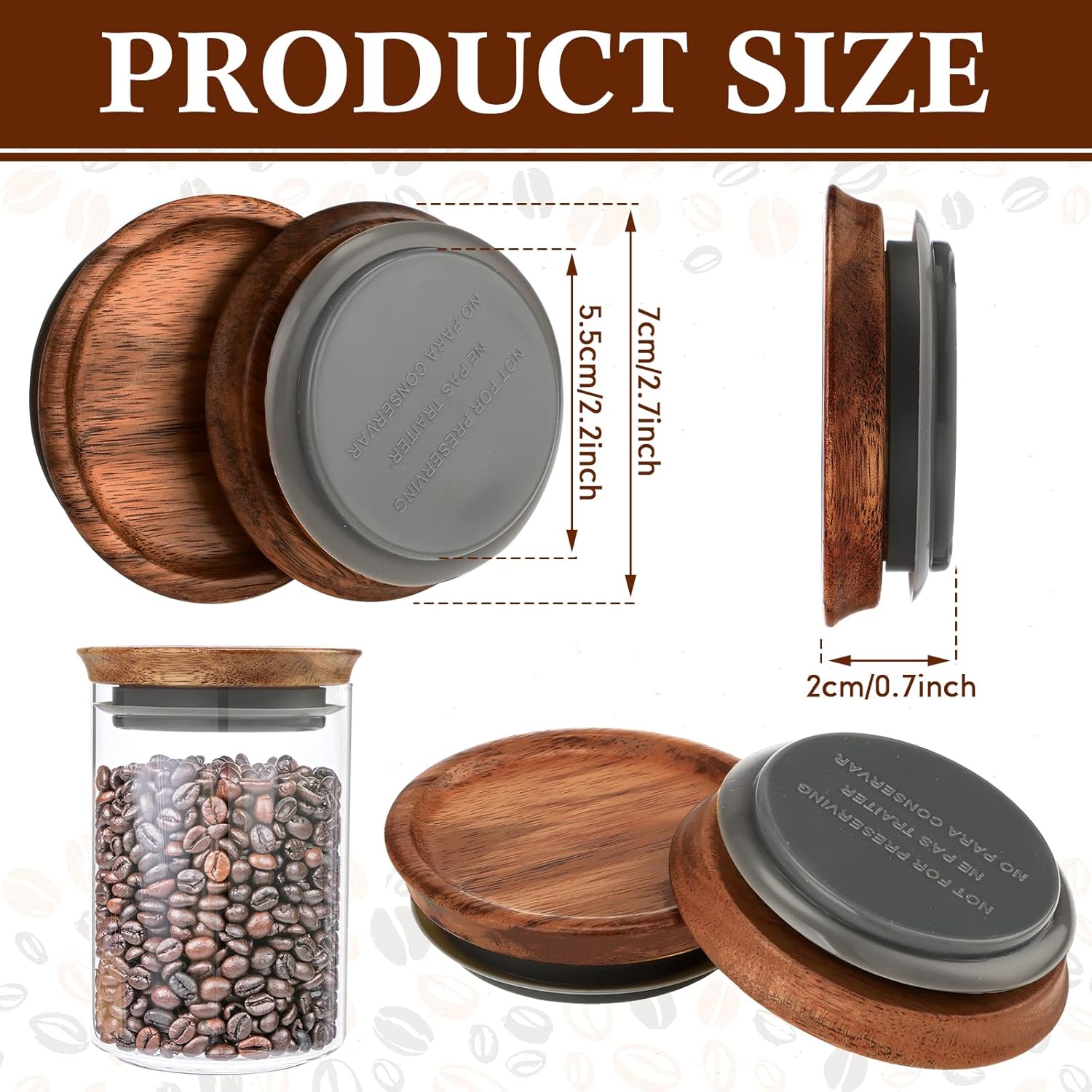 20-Piece Safe Durable Mason Jar Lids for Airtight Storage