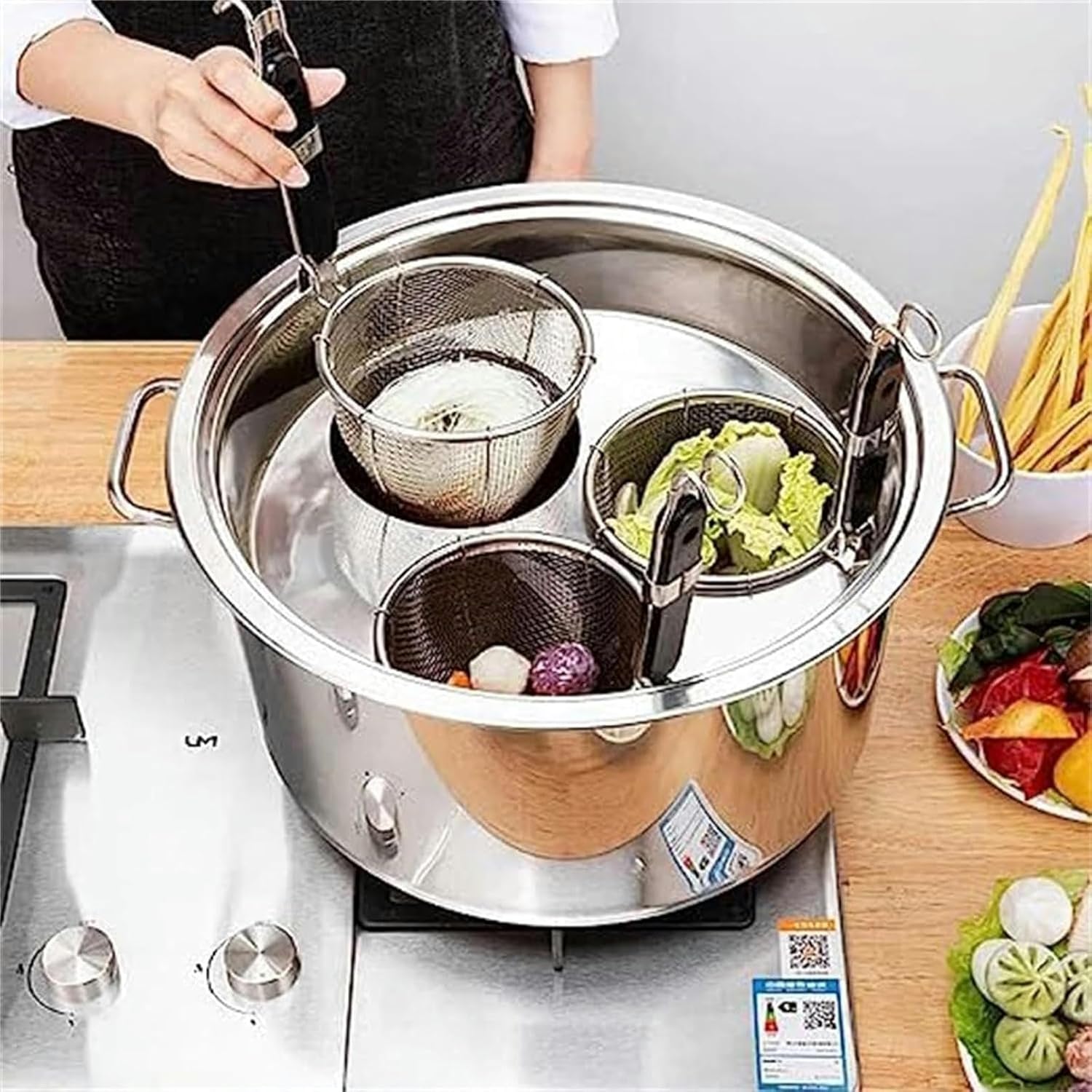 Wzglod Stainless Steel Commercial Pasta Cooker