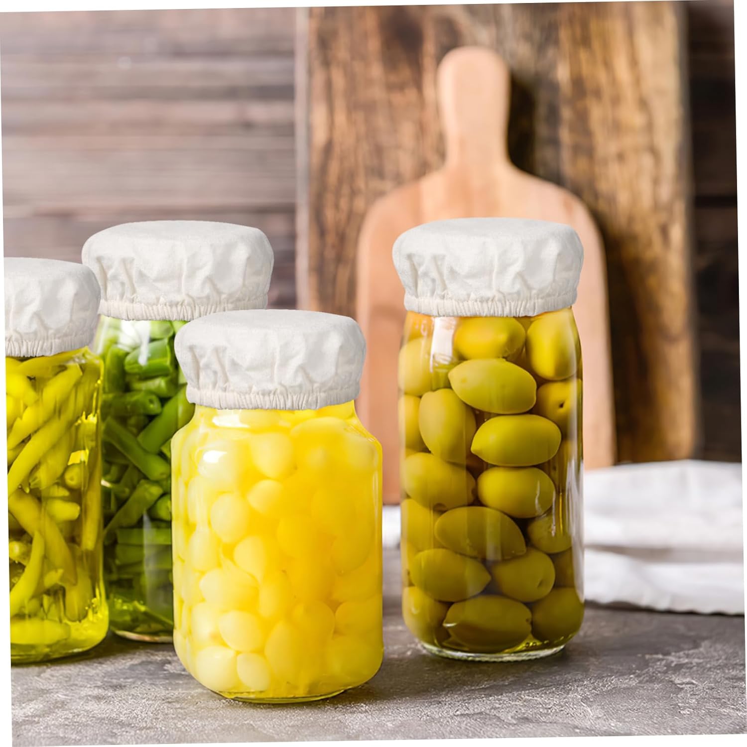 5-Piece Reusable Fermenting Cloth Covers