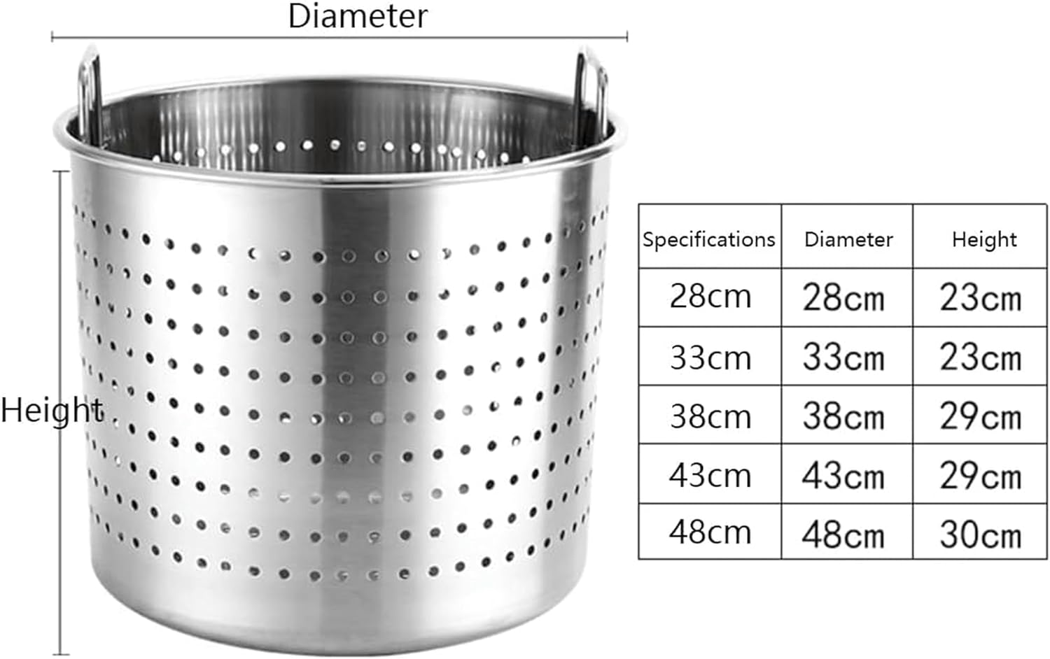 Stainless Steel Stock Pot Basket