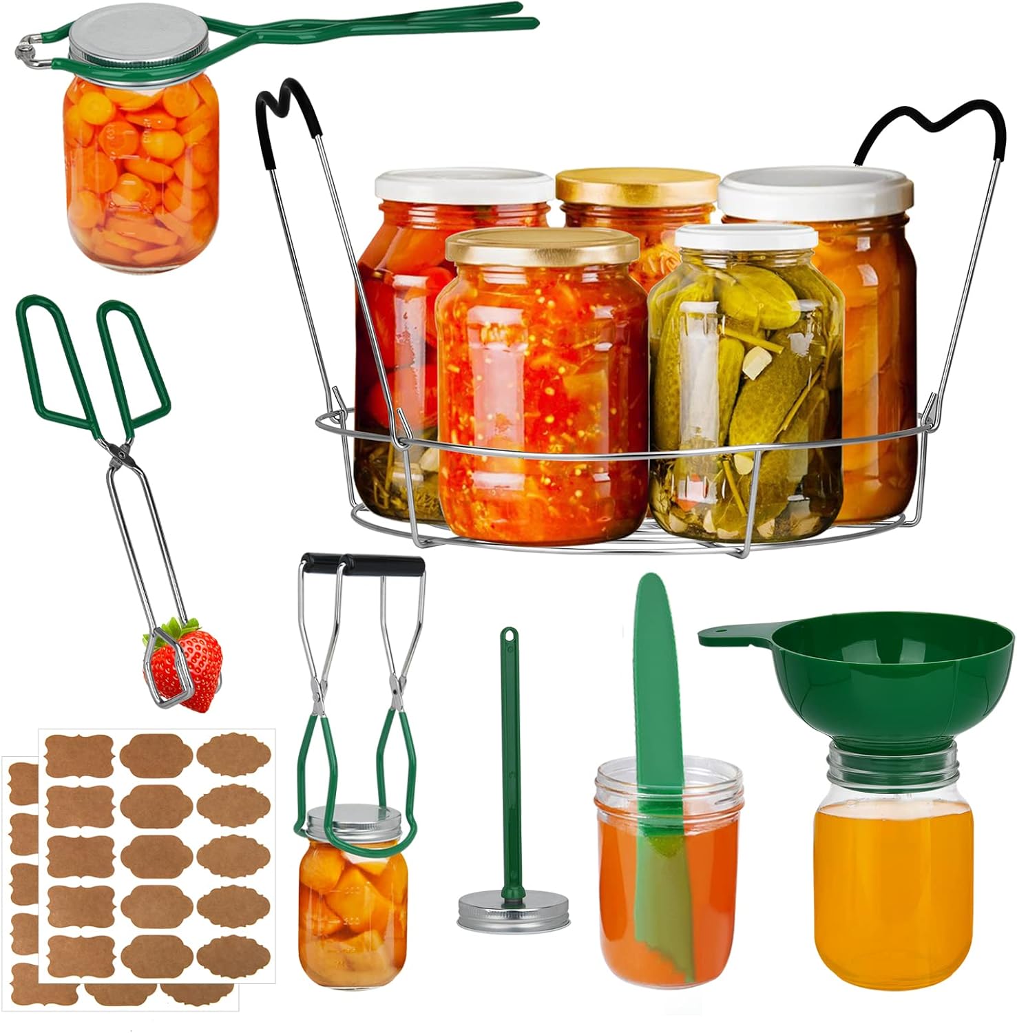 Tisovixo Canning Kit with Stainless Steel Tools