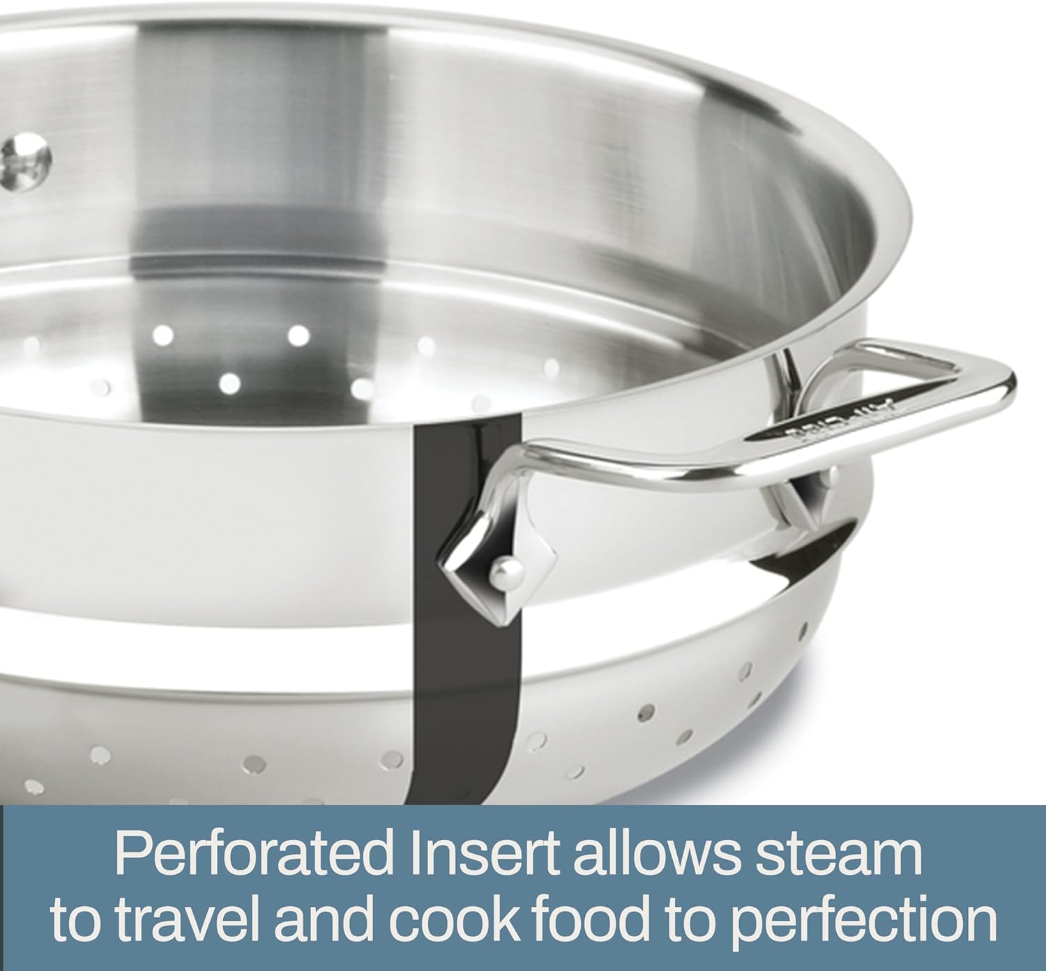 Stainless Steel Cookware 5-QT Badass Stockpot with Strainer and Handle