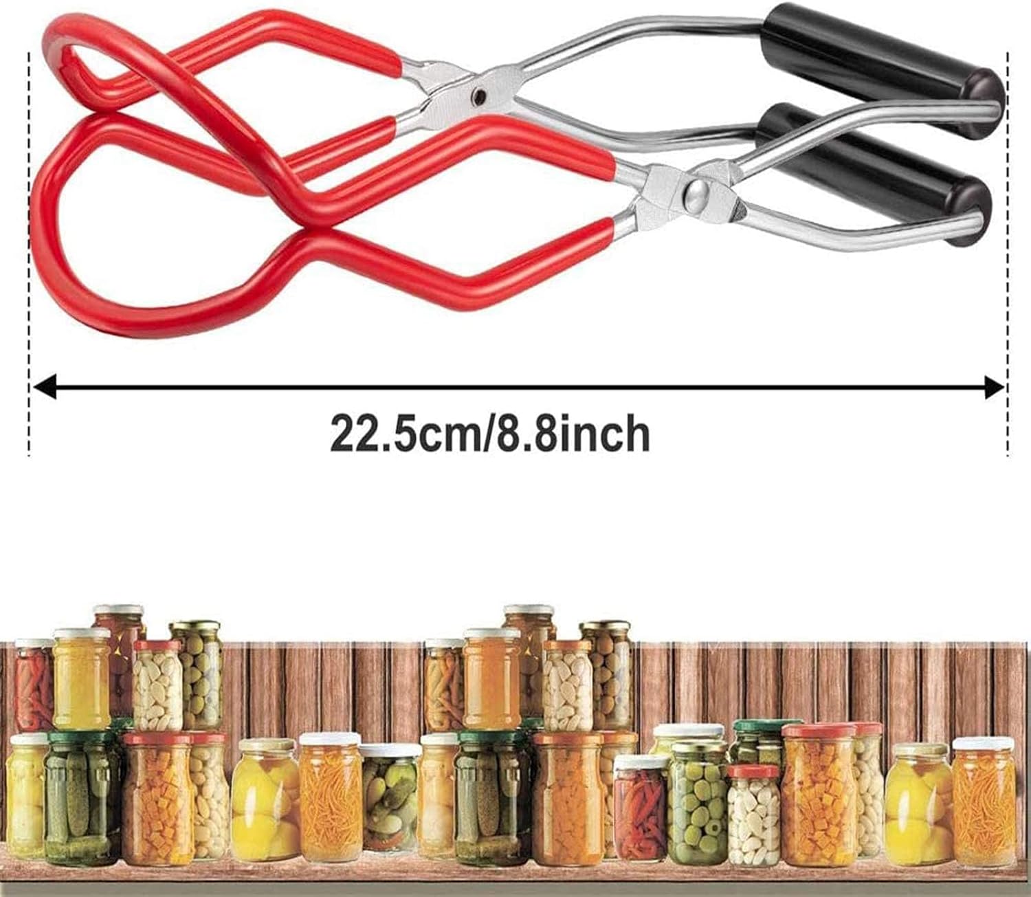 Oriflame Canning Jar Lifter Tongs - Safe Easy Jar Lifting Tool