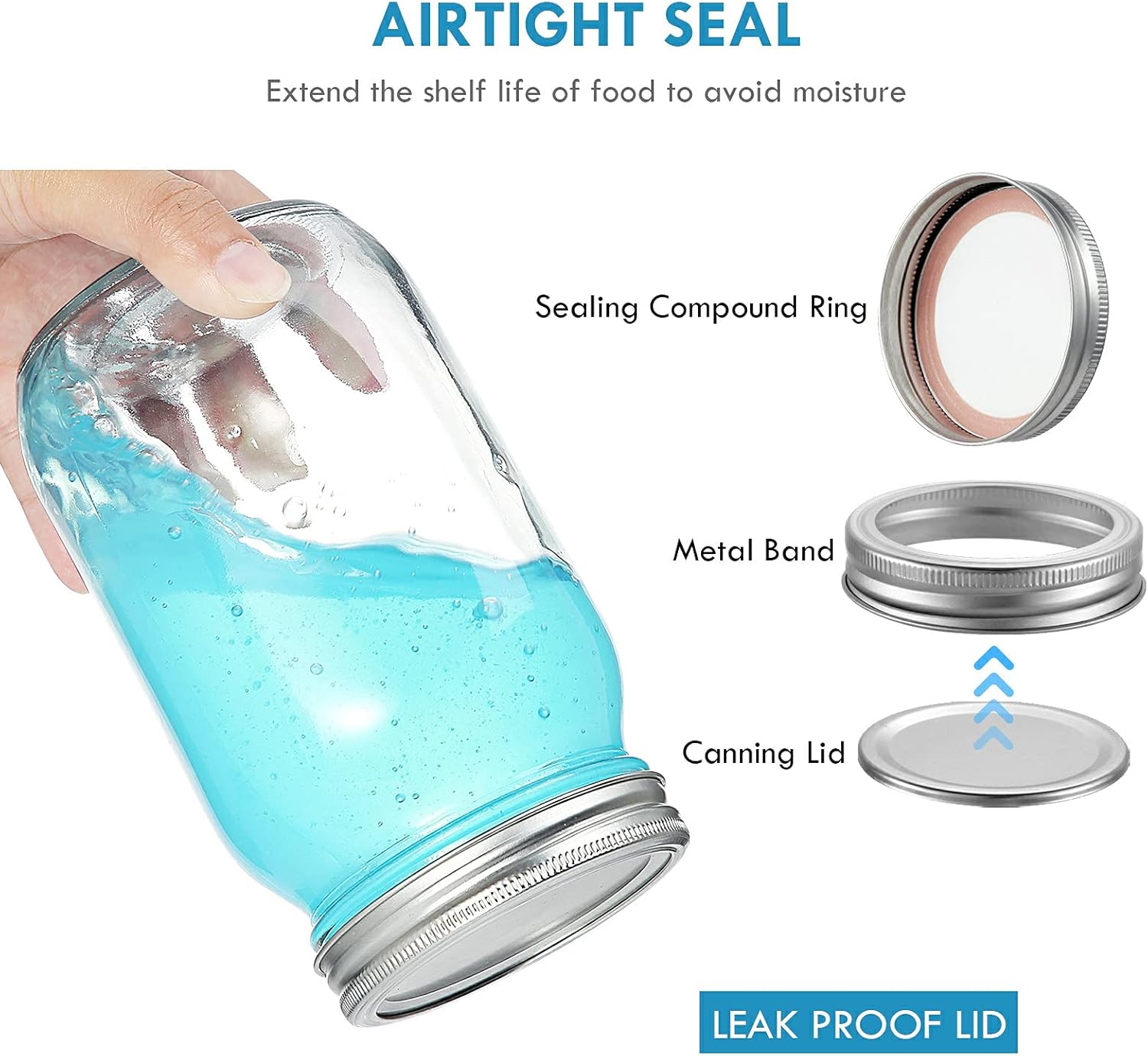 Wide Mouth Mason Jars for Preserving Cooking