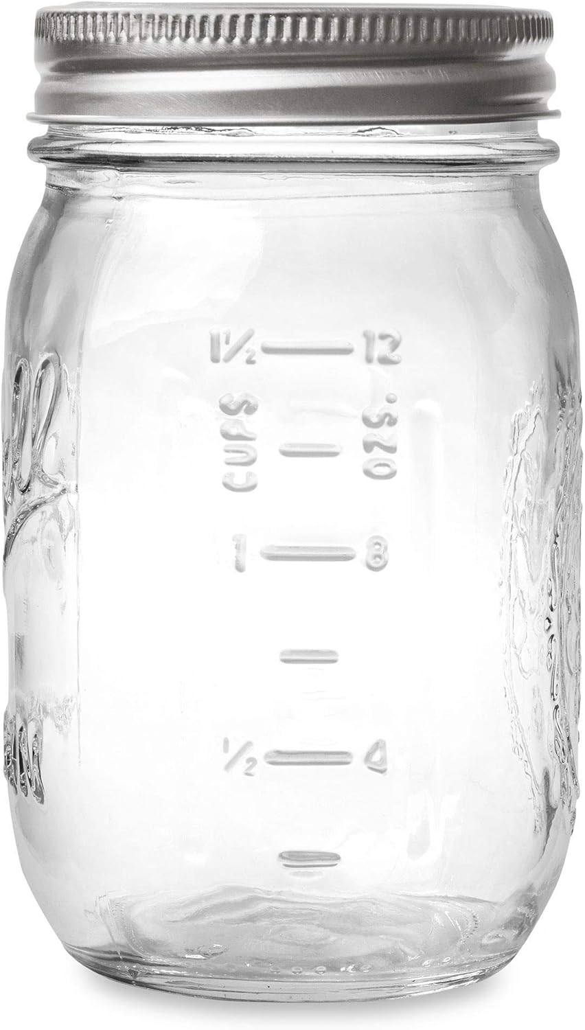 ballistic 16-ounce mason jar set 12-pack