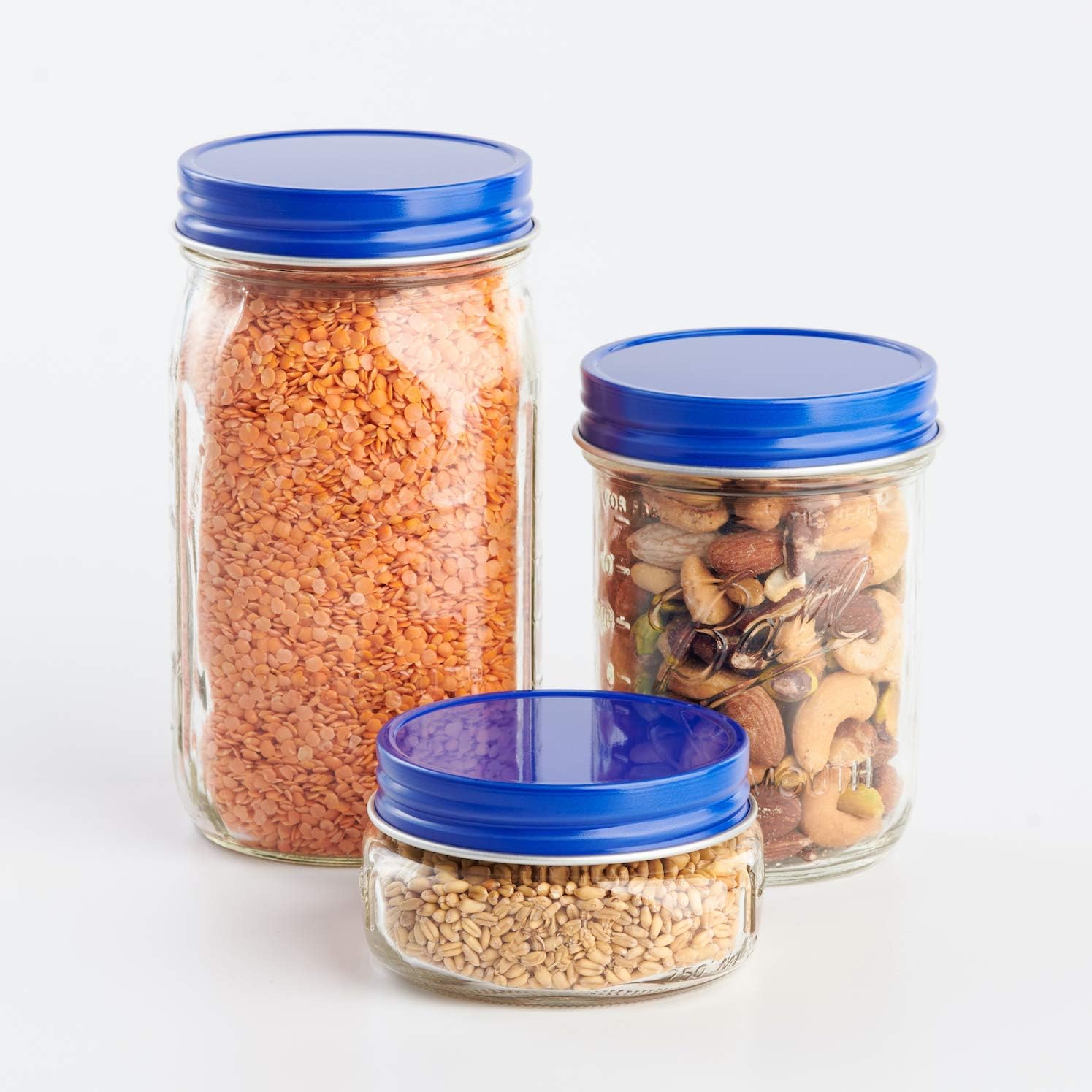 12-Pack of Rust-Proof Narrow Mouth AL Mason Jar Lids