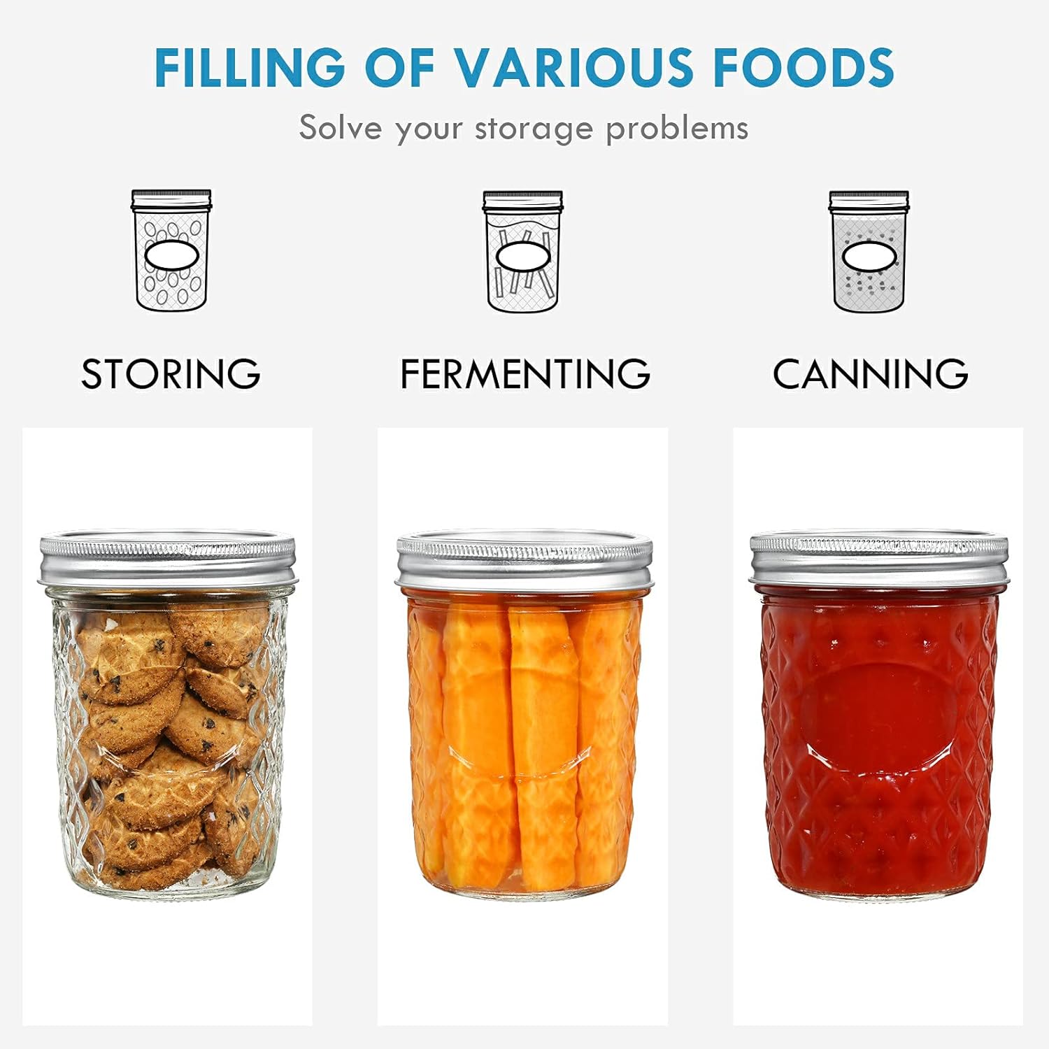 10-Piece Mason Jar Set