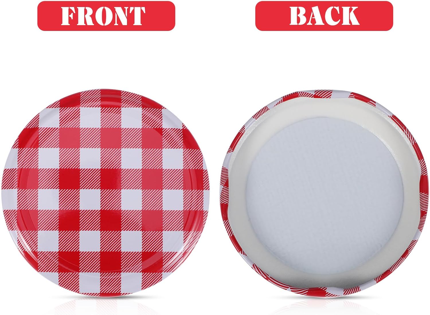 Hemoton 12-Pack Mason Jar Lids
