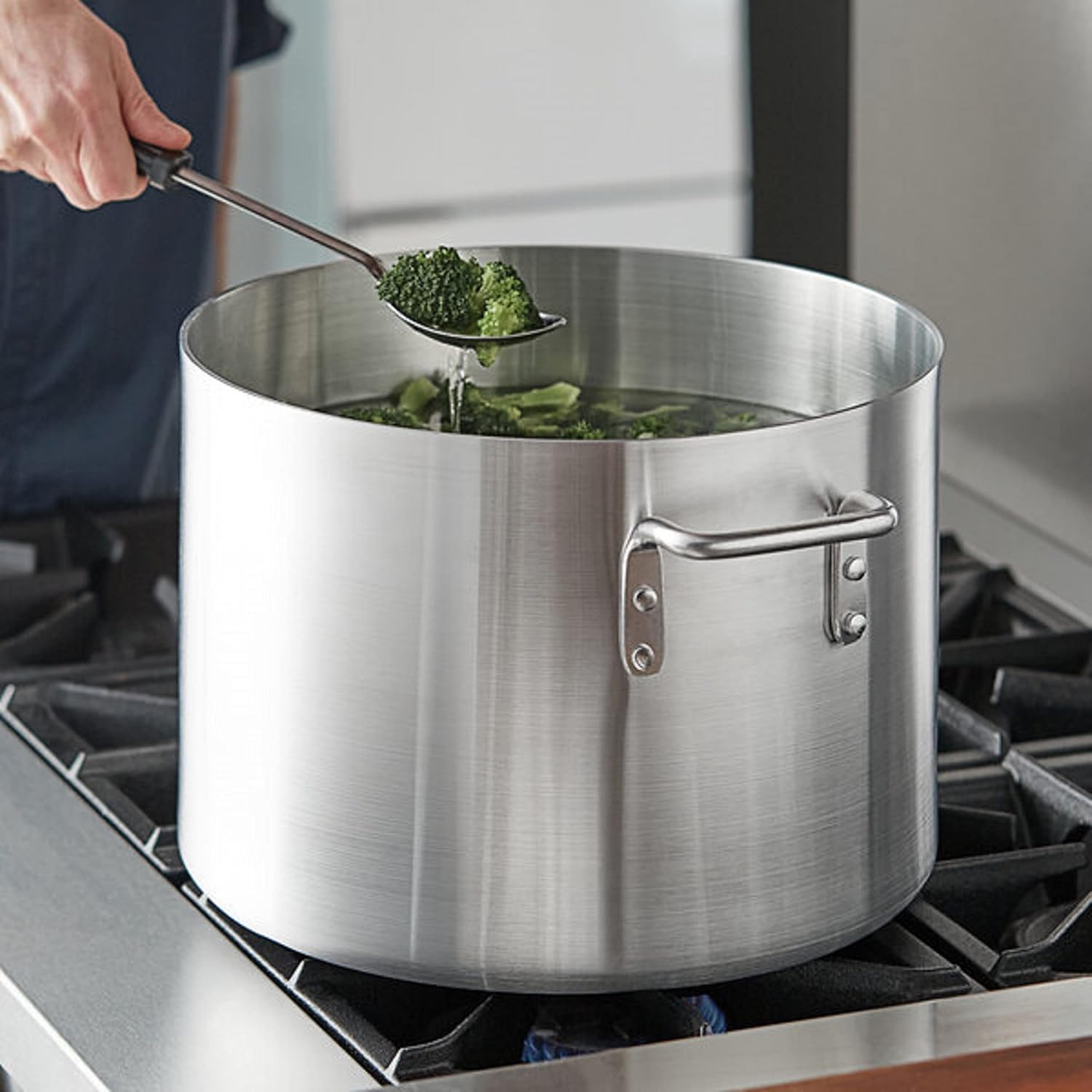 TrueCracroft 26 qt Aluminum Sauce Pot Mirror-Finish