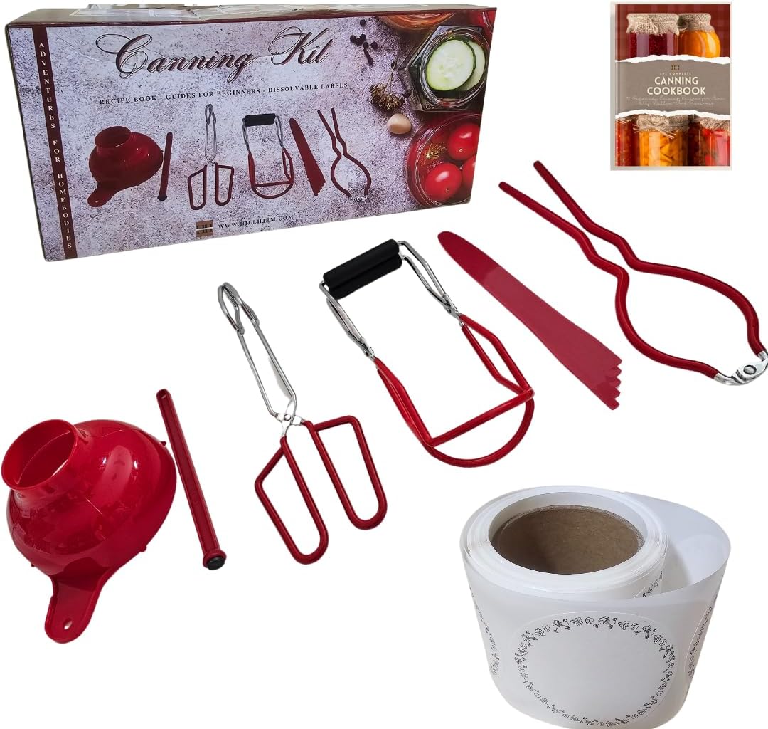 Hill Hjem 9-in-1 Canning Supplies Starter Kit