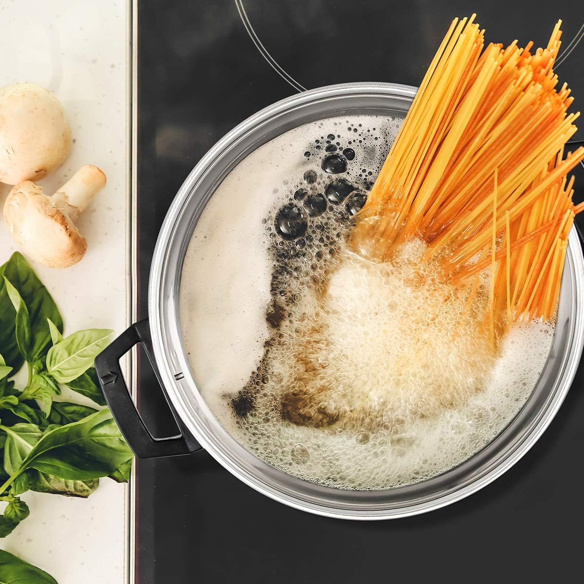 OVENTE Stainless Steel Pasta Pot
