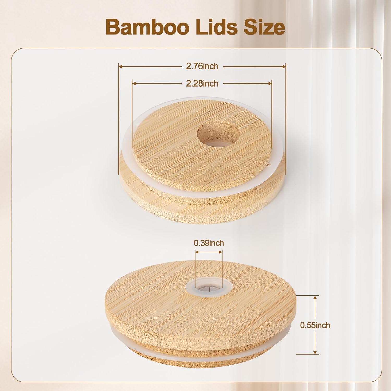 Perfect Bamboo Lids for School Lunches and Parties
