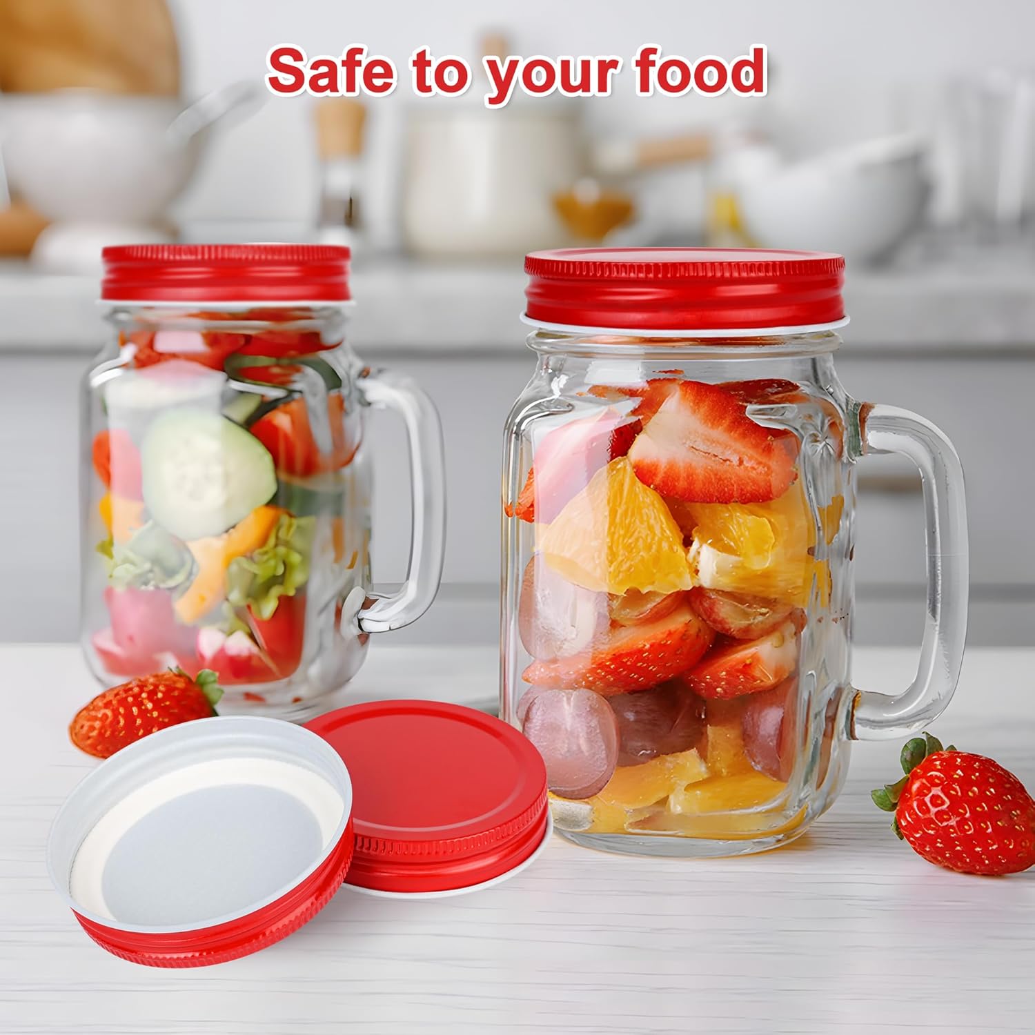 BSL 48-Pack 275 Inch Leak Proof Mason Jar Lids