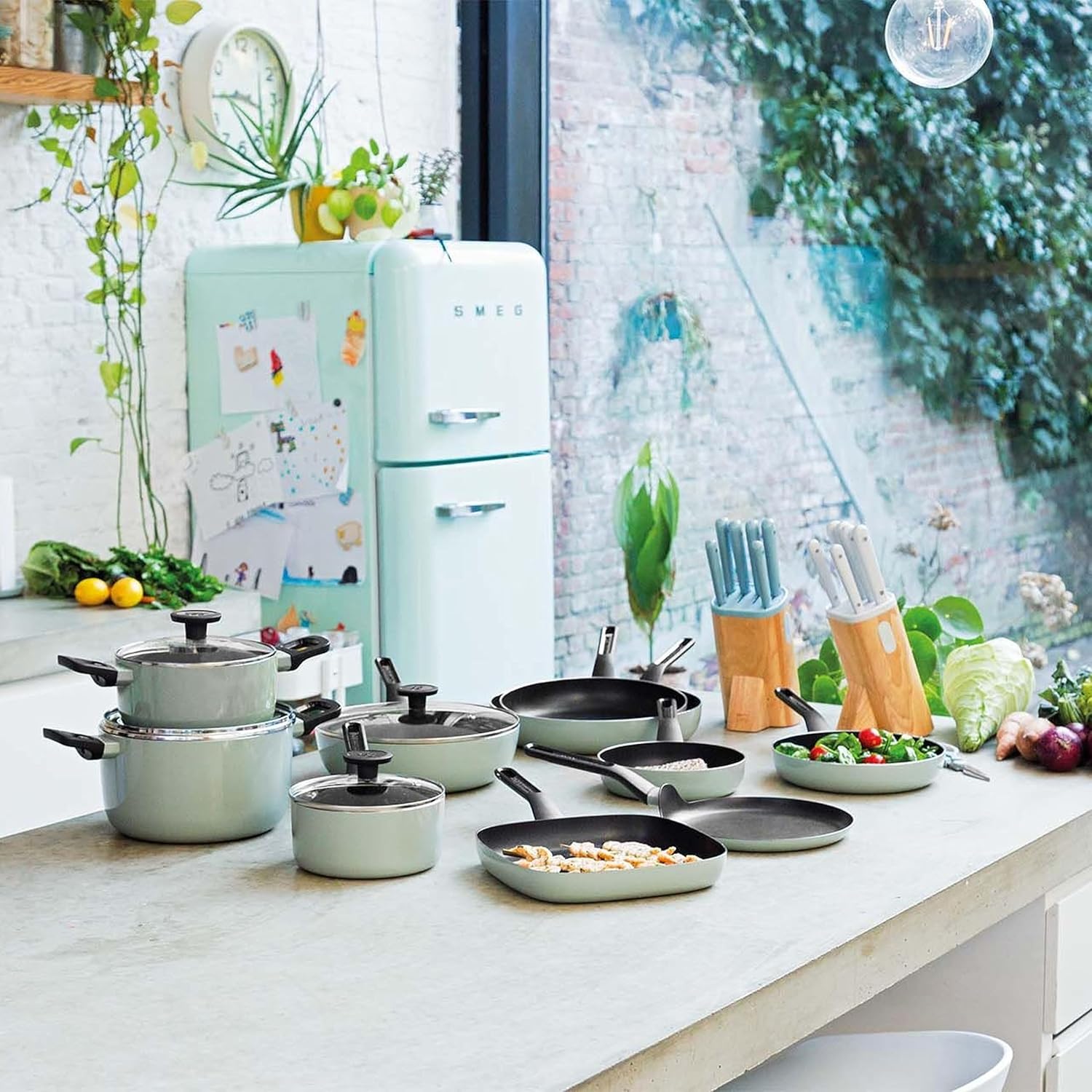 Versatile Sage Non-Stick Stockpot