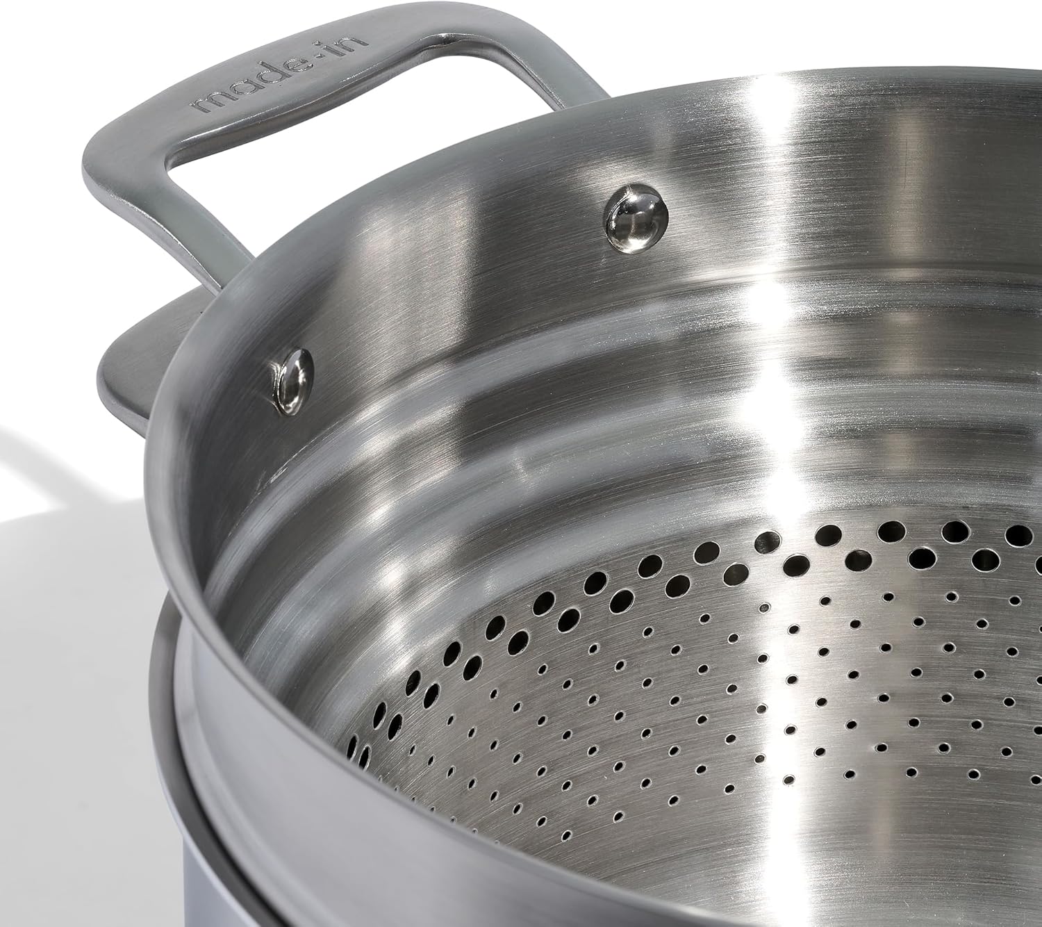 Made In 8 Quart Stock Pot with Lid and Pasta Insert