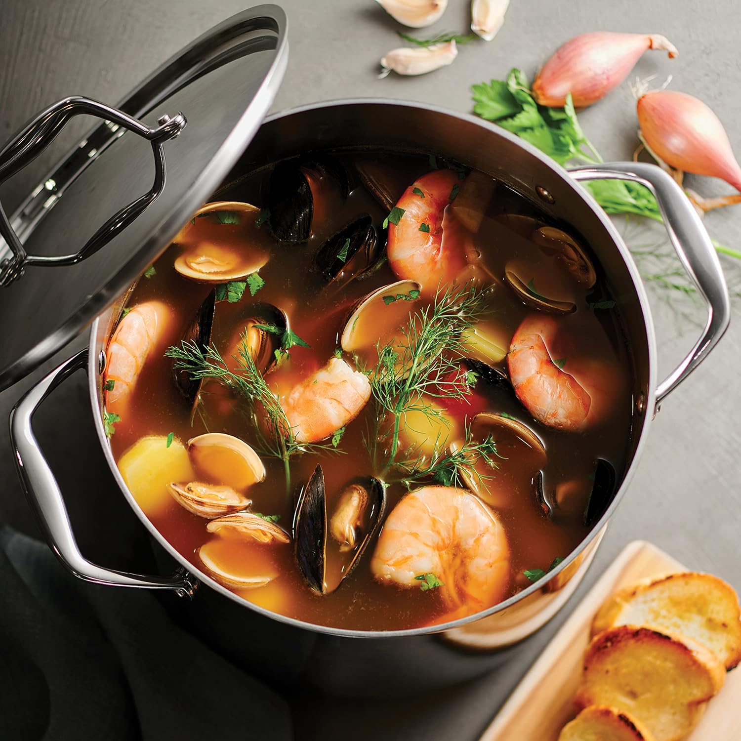 Tramontina Tri-Ply Clad 8-Quart Stock Pot