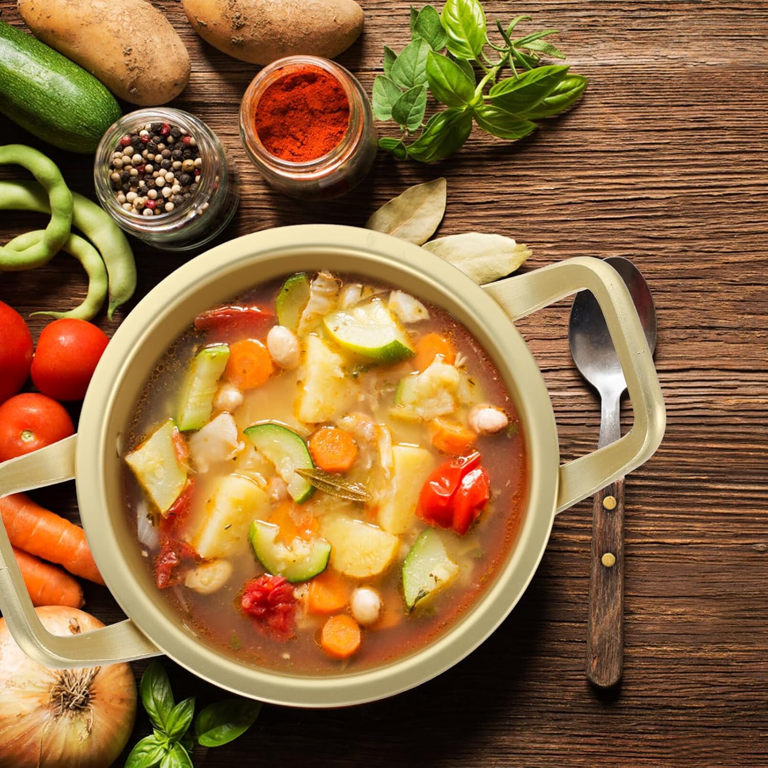 Kichvoe Aluminum Stockpot