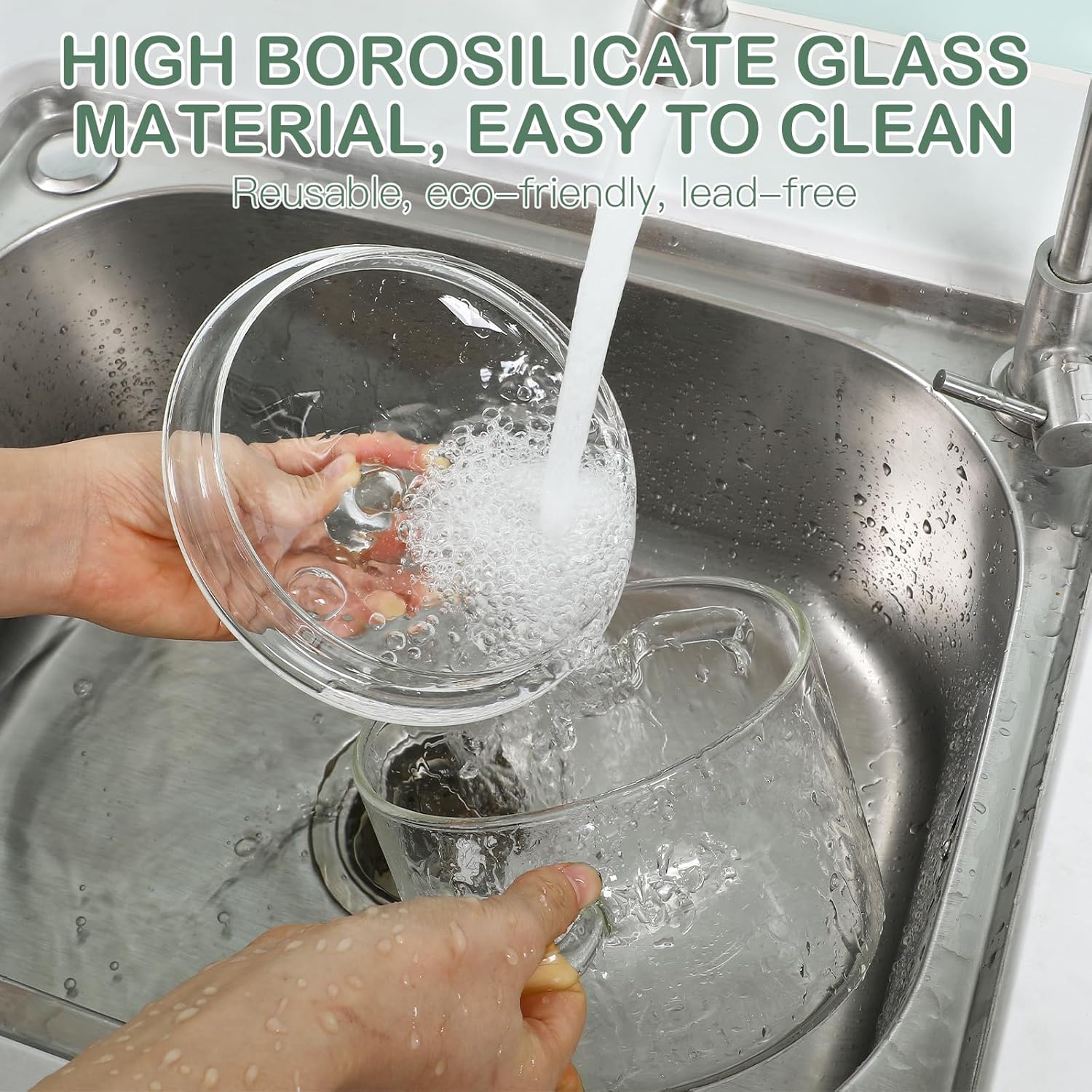 High-Borosilicate Glass Cooking Pot for Stove Kitchen Use